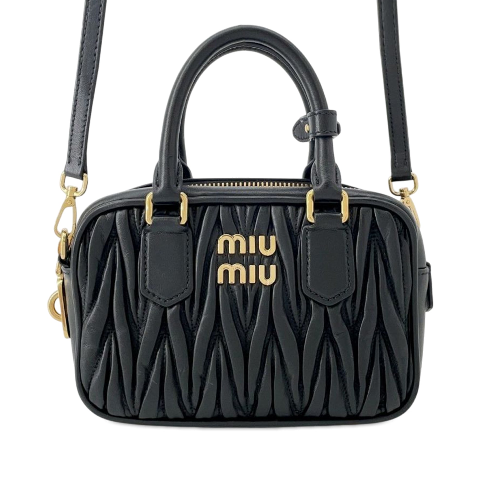 Miu Miu Small Matelasse Nappa Arcadie Satchel - image 1