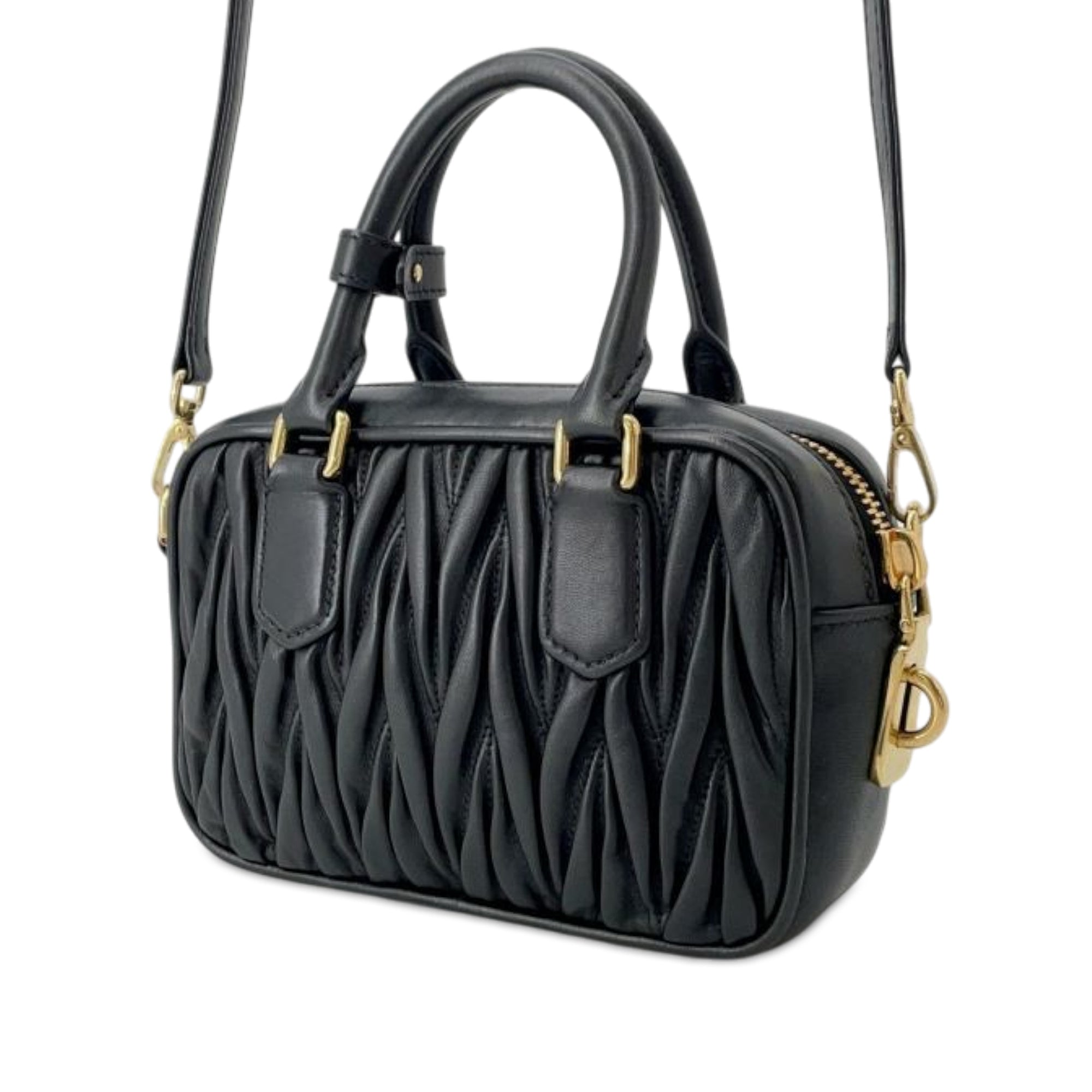 Miu Miu Small Matelasse Nappa Arcadie Satchel - image 2