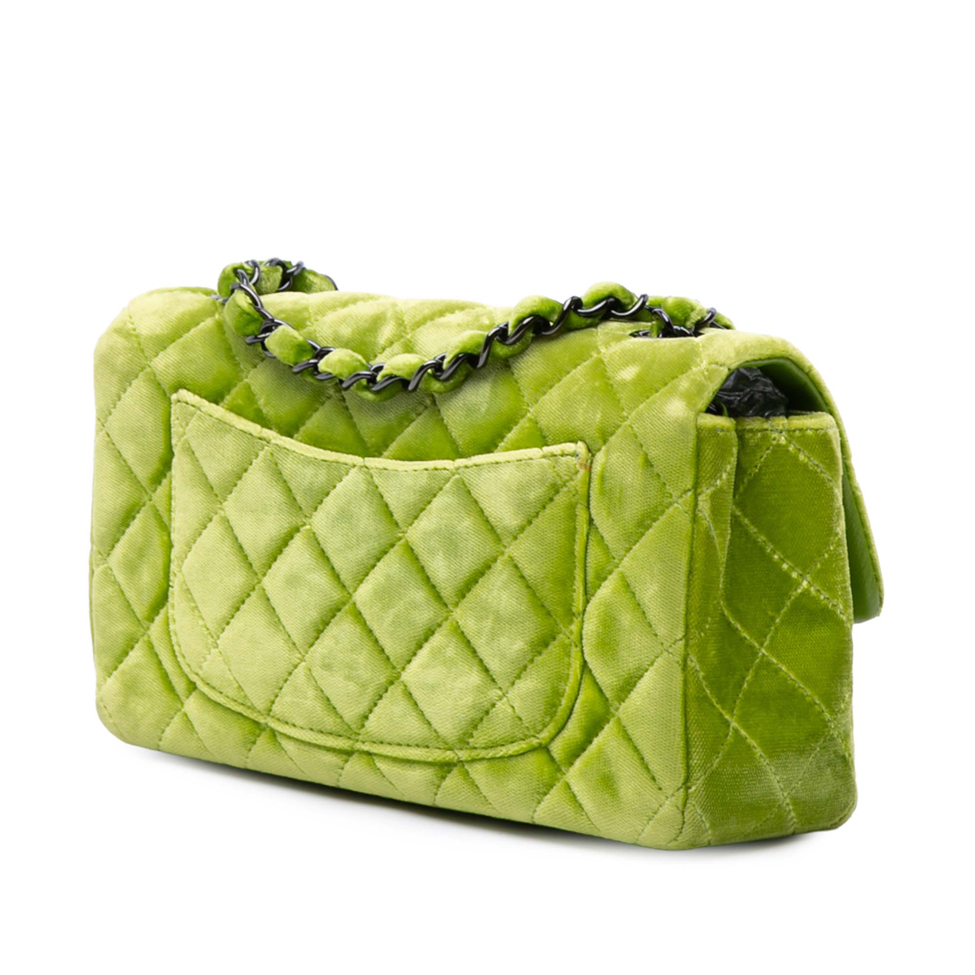 Chanel Mini Rectangular Classic Velvet Single Flap - image 2