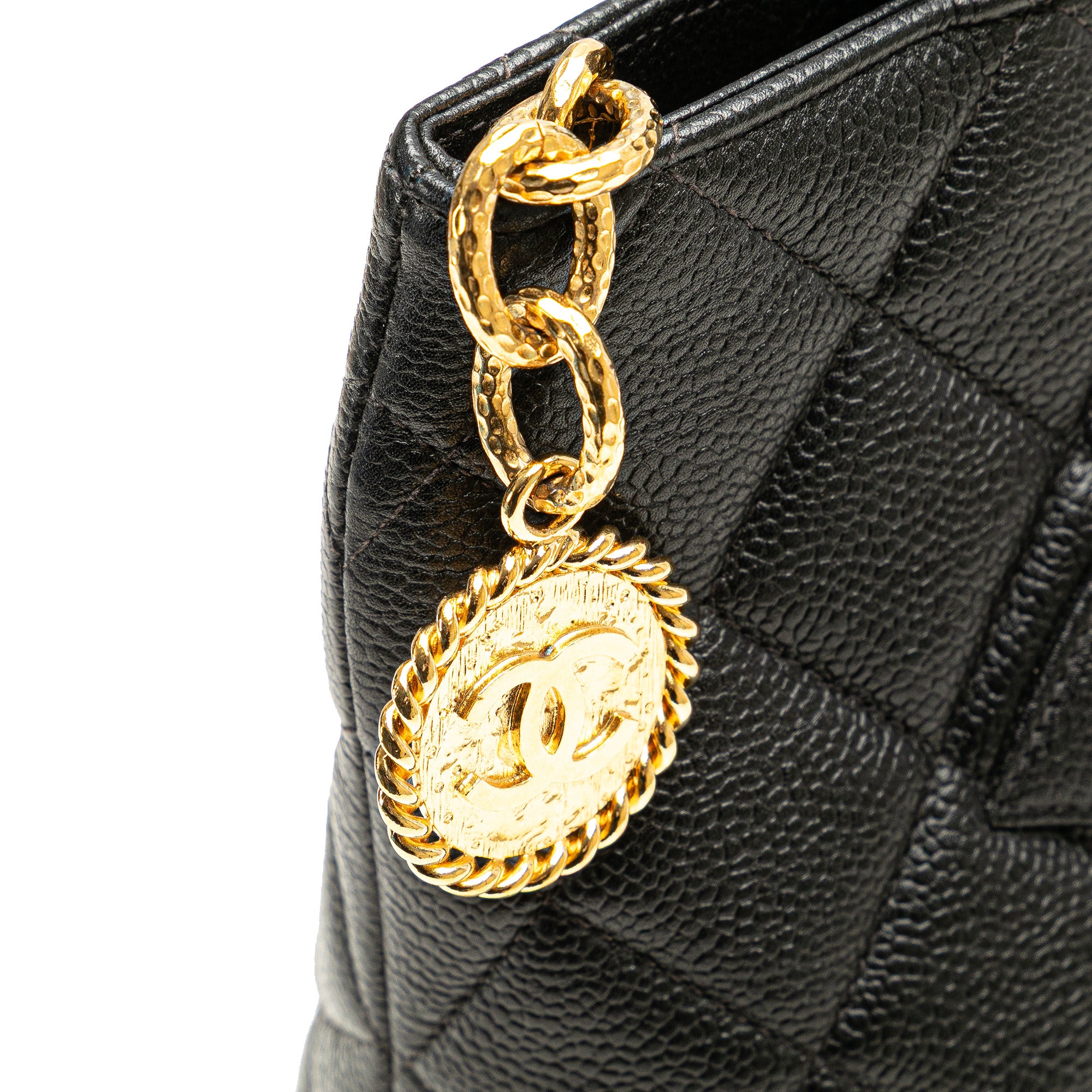 Chanel Caviar Medallion Tote - image 9