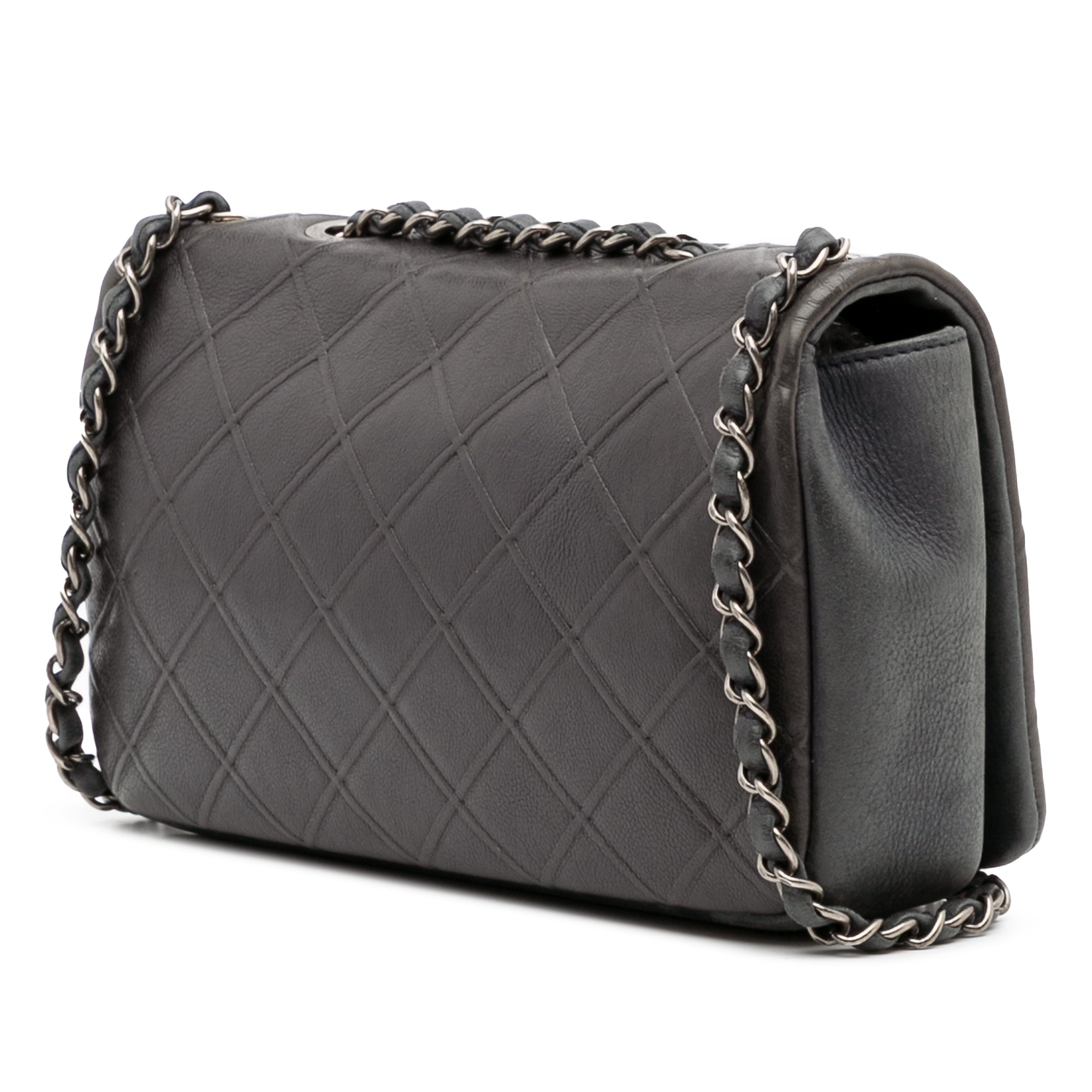 Chanel Medium Diamond Embossed Calfskin New Chic Flap - image 2