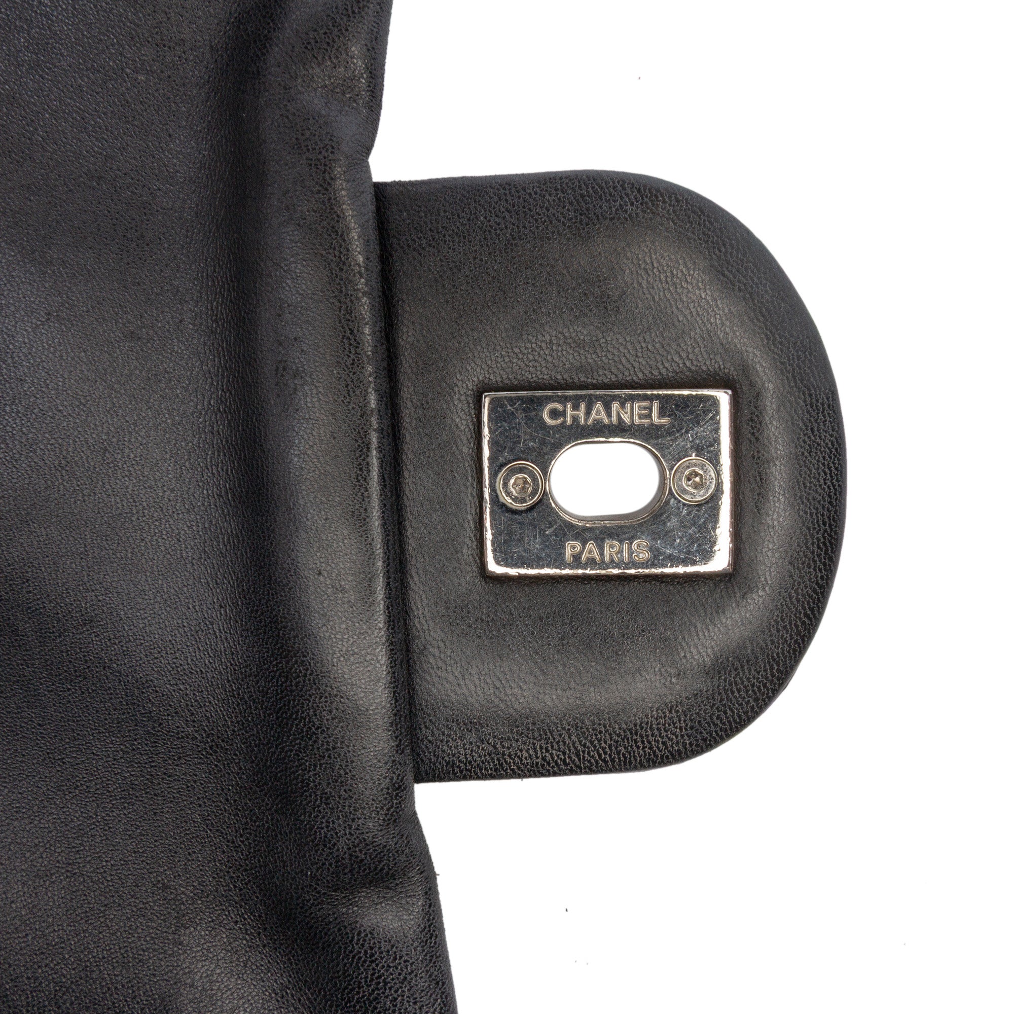 Chanel Jumbo Patent Embossed Lucky Symbols Flap - image 8