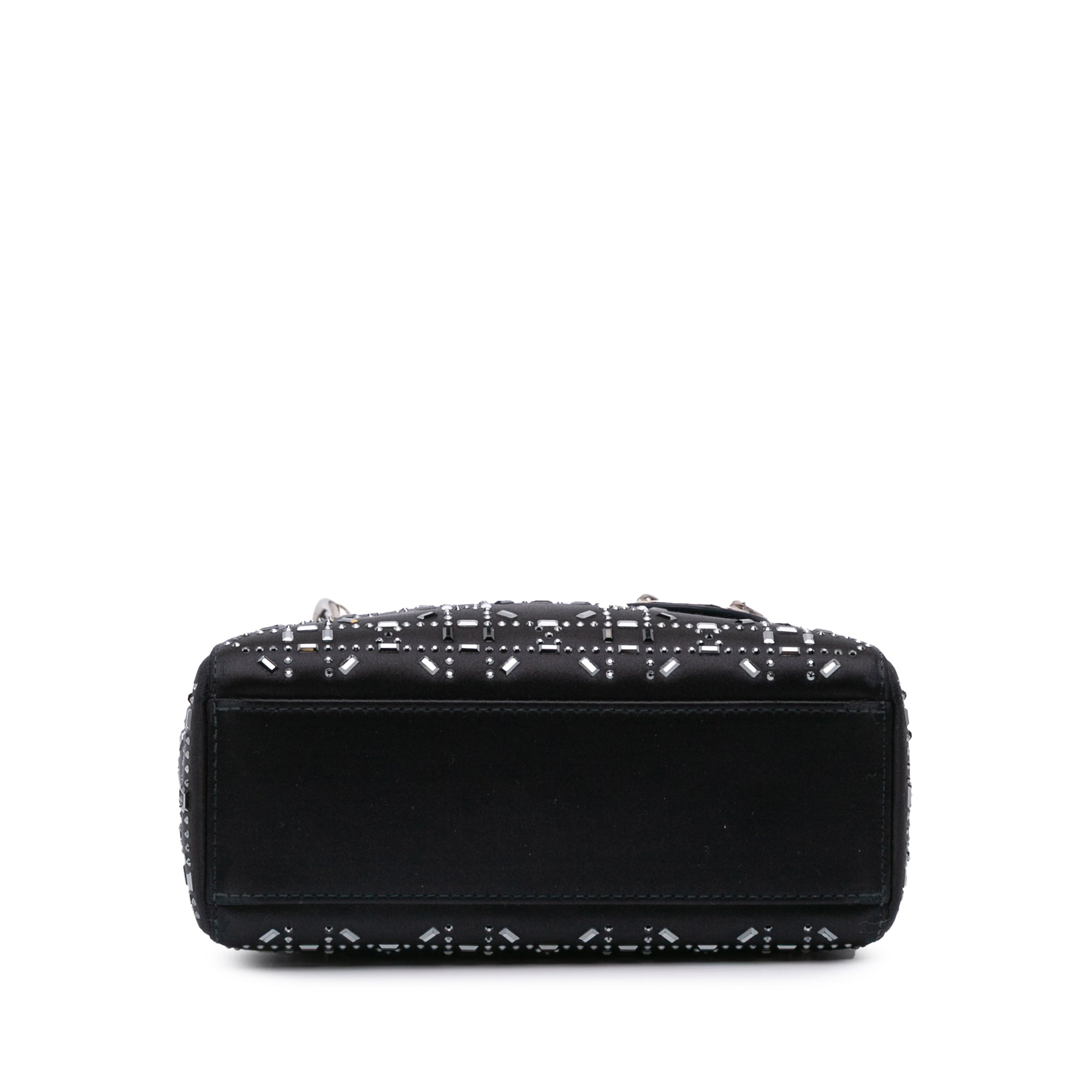 Dior Mini Velvet Cannage Strass Embellished Lady Dior - image 3