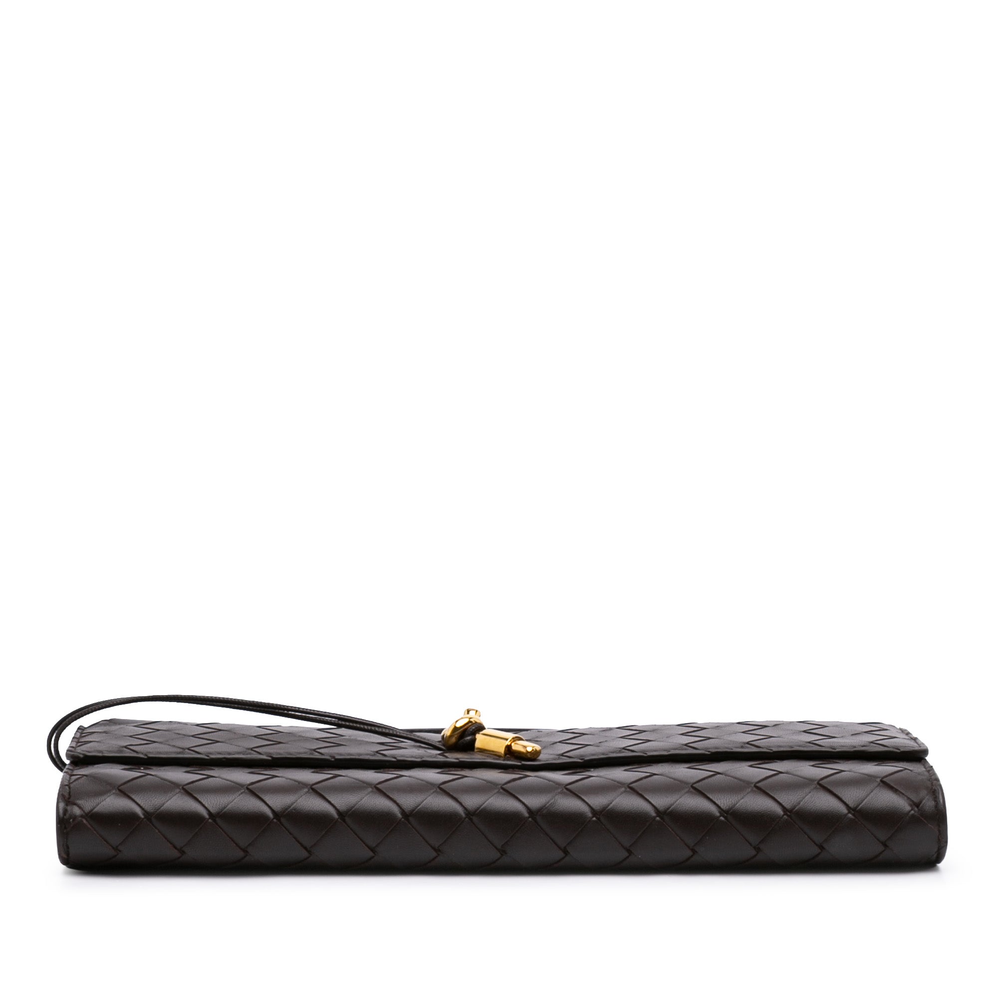 Bottega Veneta Lambskin Intrecciato Andiamo Clutch - image 3