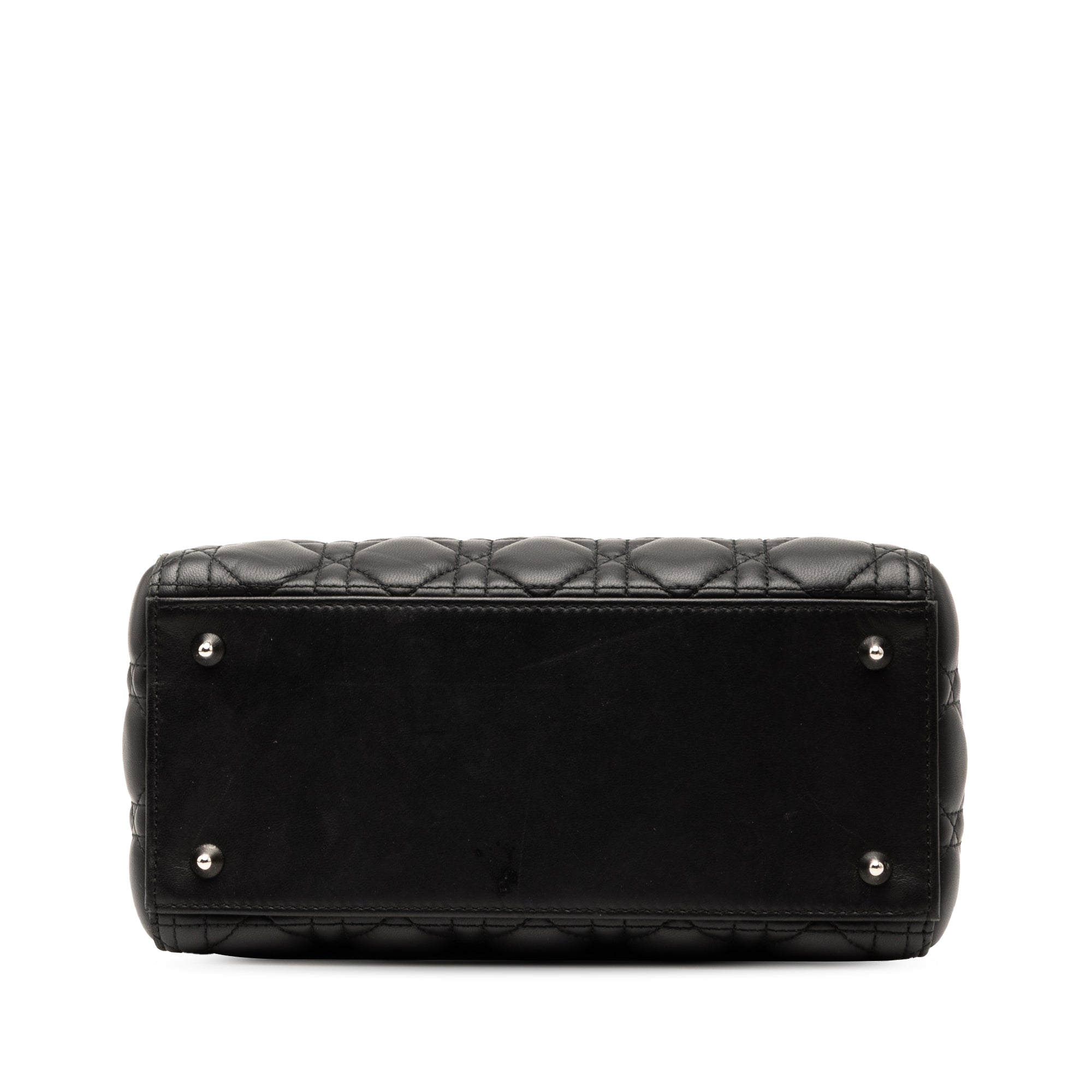 Dior Medium Lambskin Cannage Lady Dior - image 3