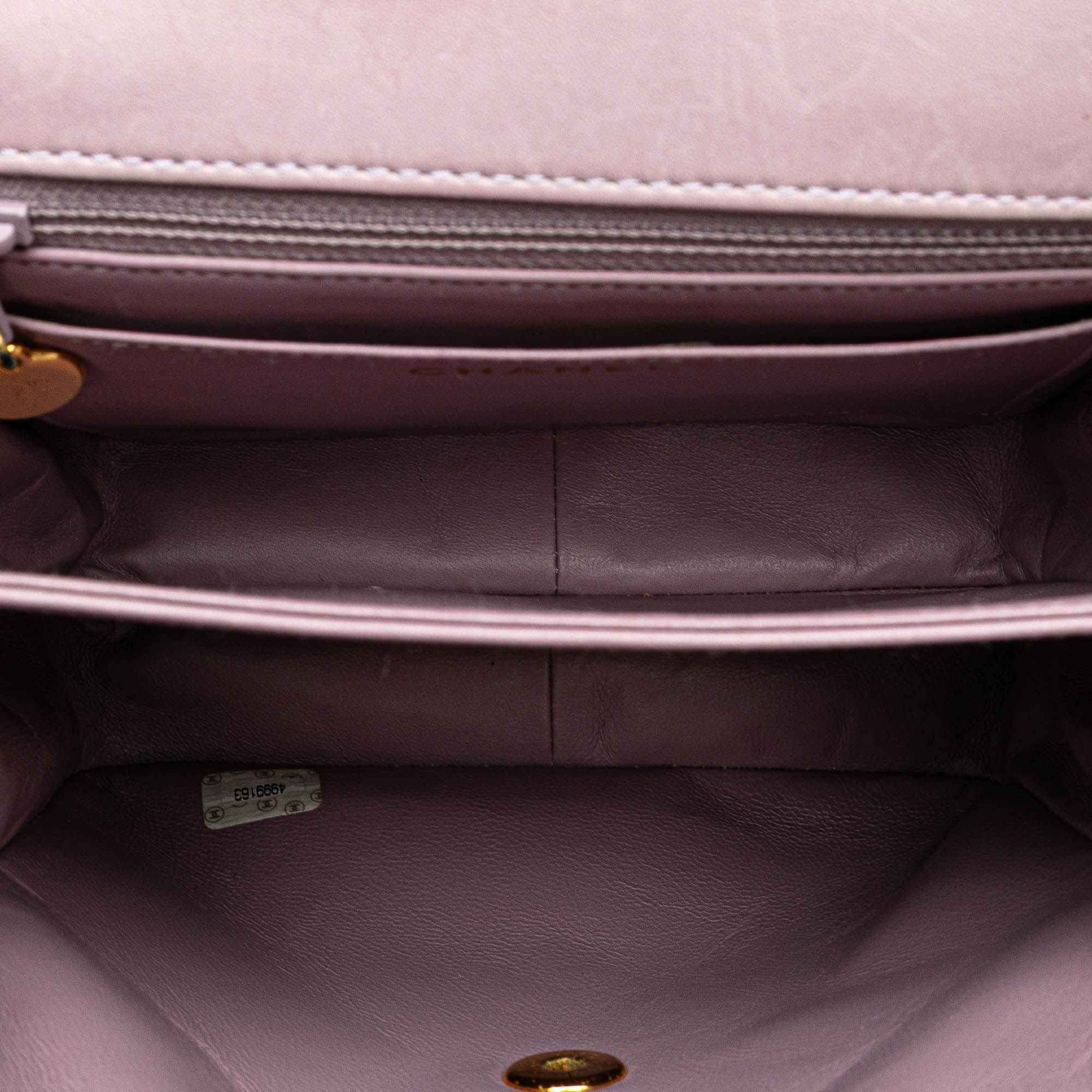 Chanel CC Quilted Lambskin Diana Flap Shoulder Bag - image 4