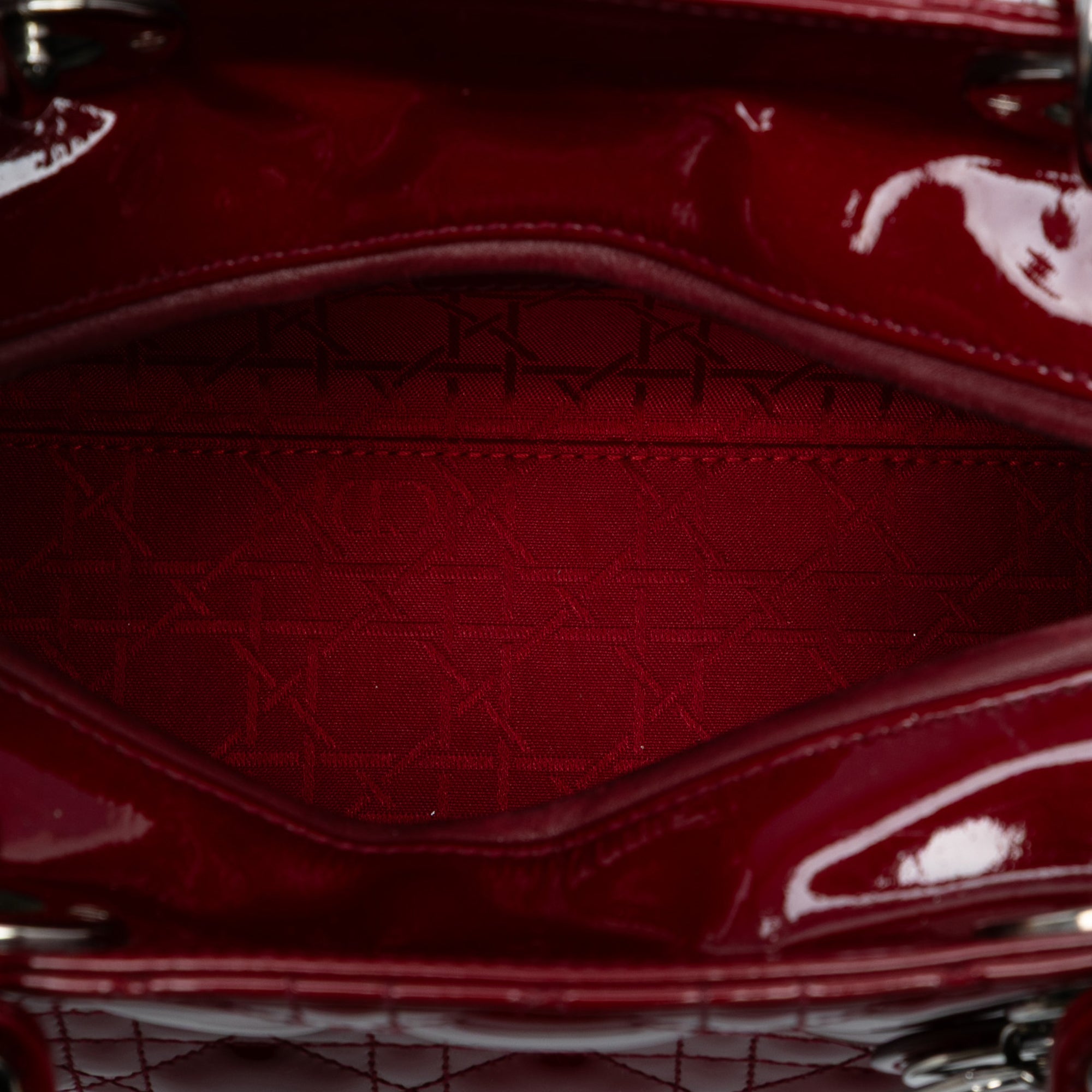 Dior Medium Patent Cannage Lady Dior - image 4