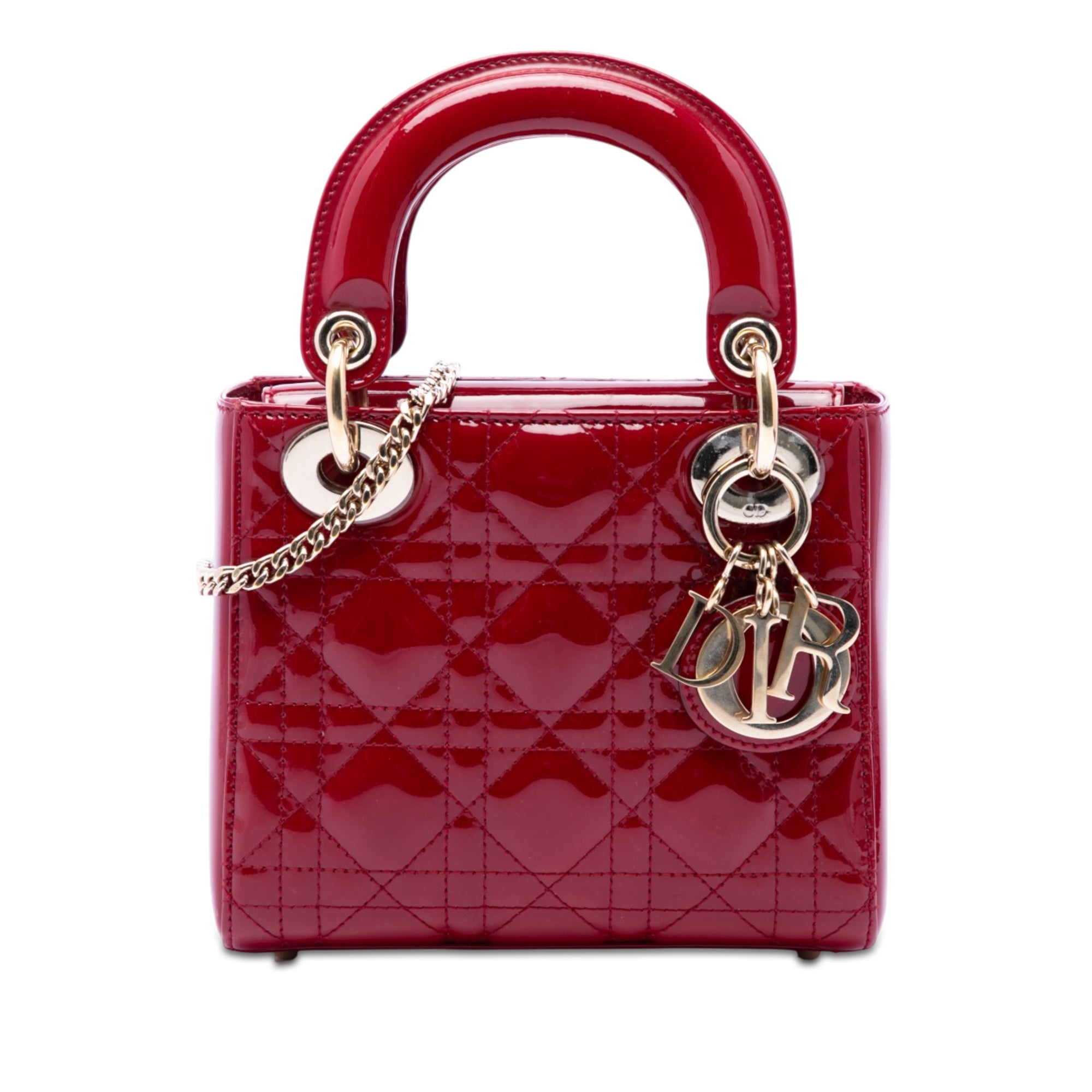 Dior Mini Patent Cannage Lady Dior - image 1