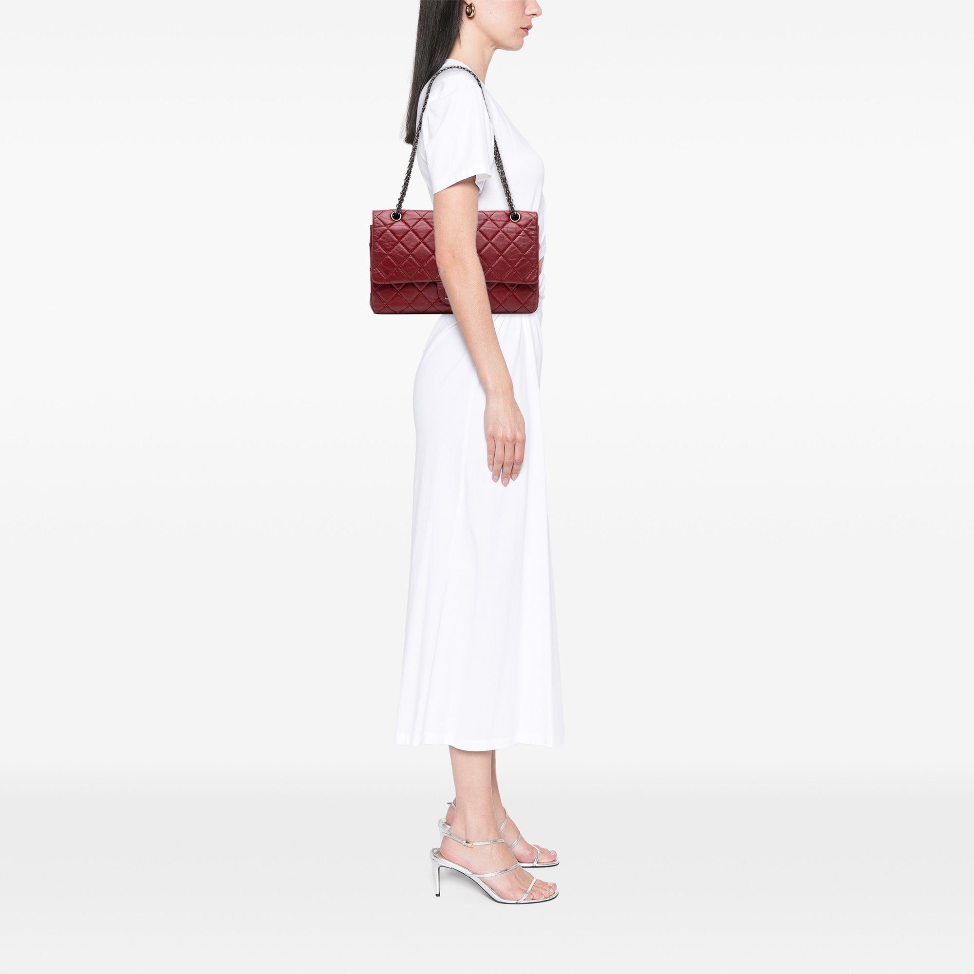 Chanel Reissue 2.55 Aged Calfskin Double Flap 227 - image 14