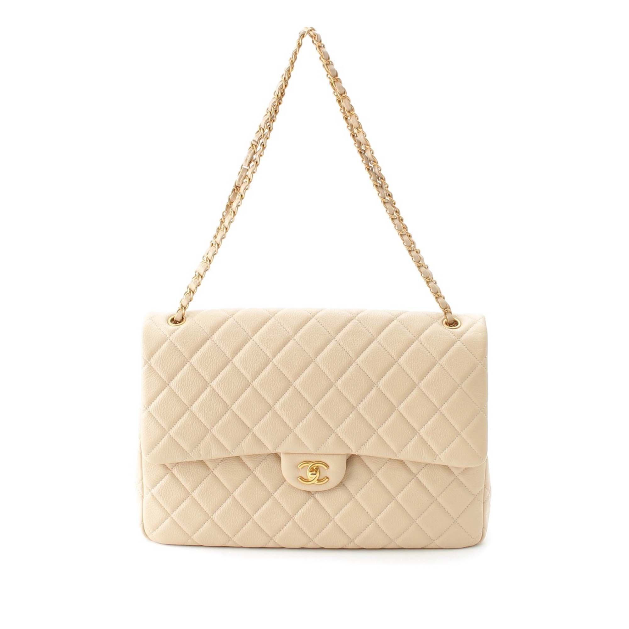 Chanel XXL Quilted Lambskin Single Flap - image 1