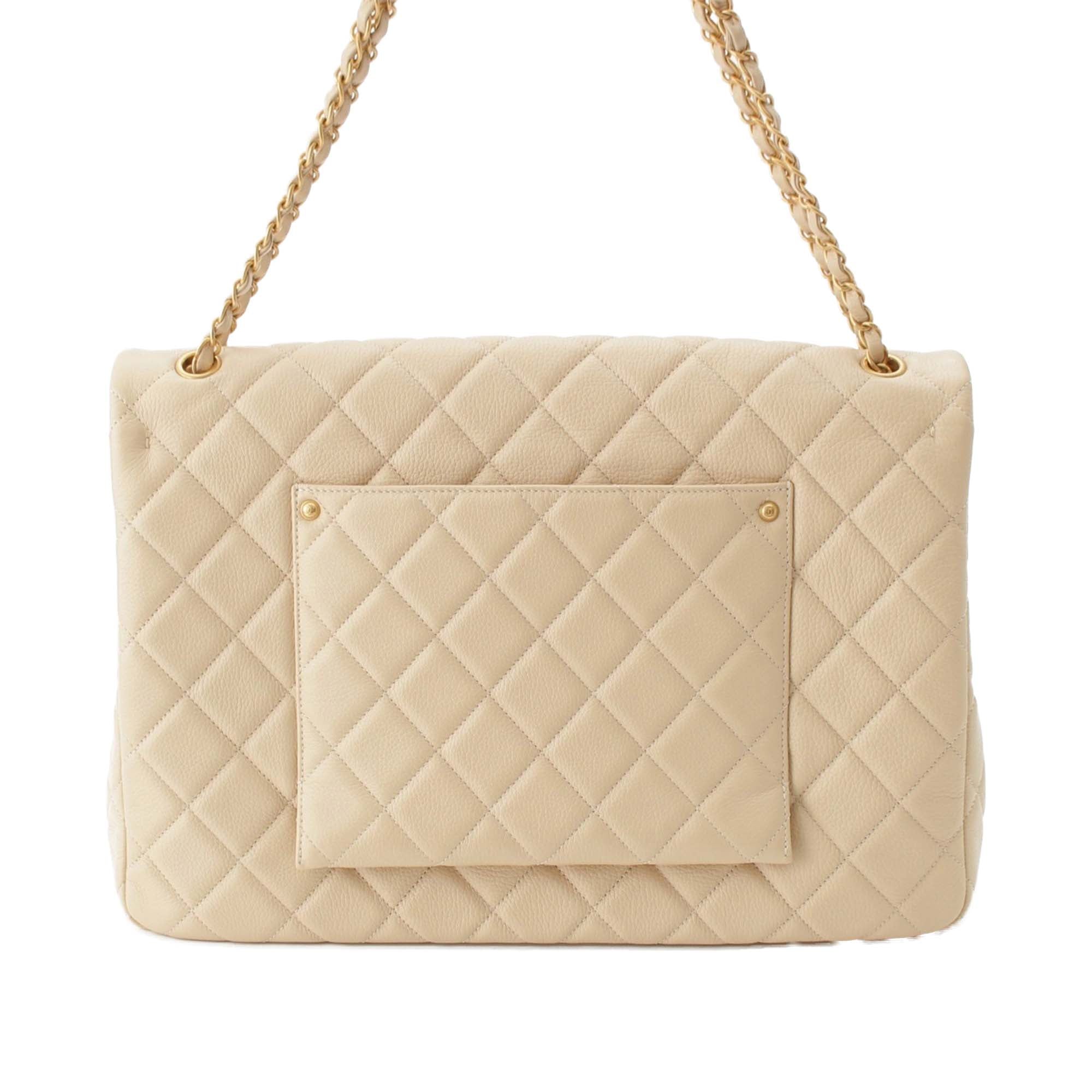 Chanel XXL Quilted Lambskin Single Flap - image 5