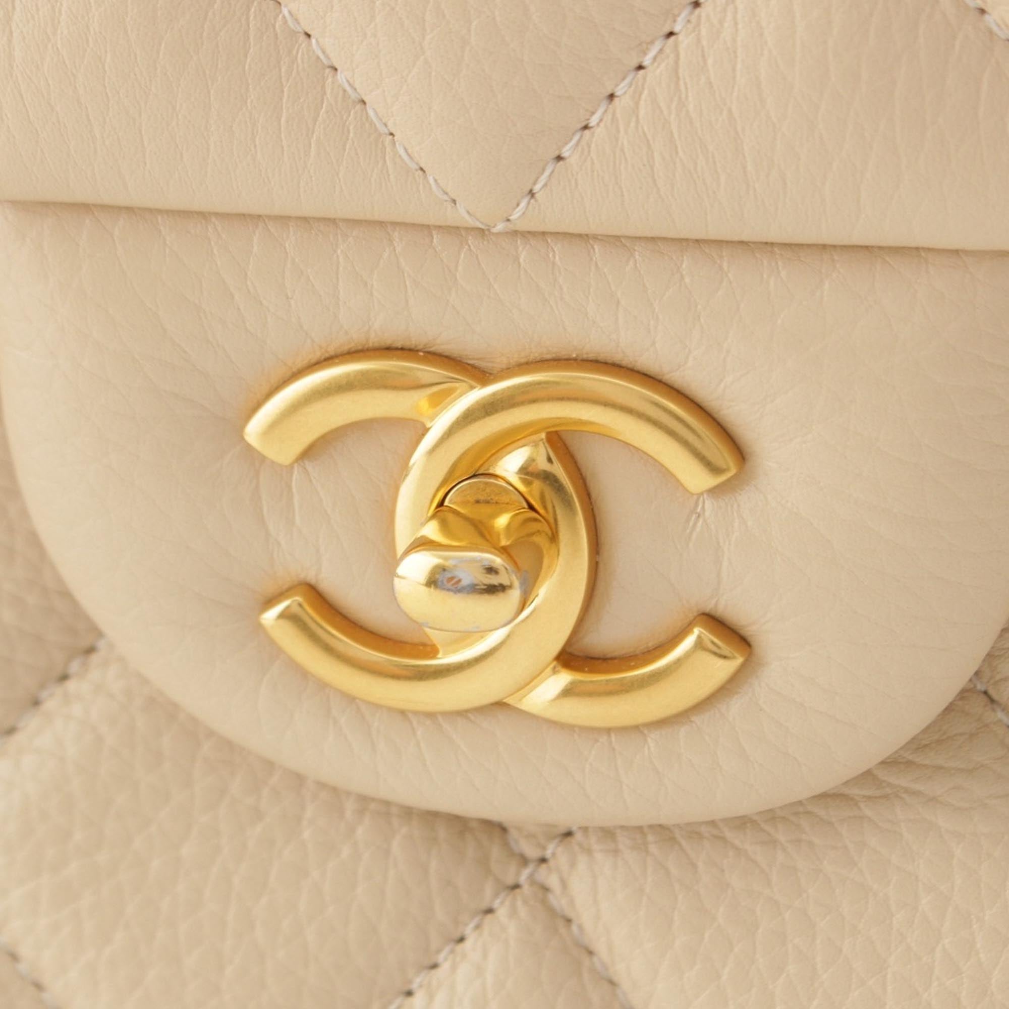 Chanel XXL Quilted Lambskin Single Flap - image 9