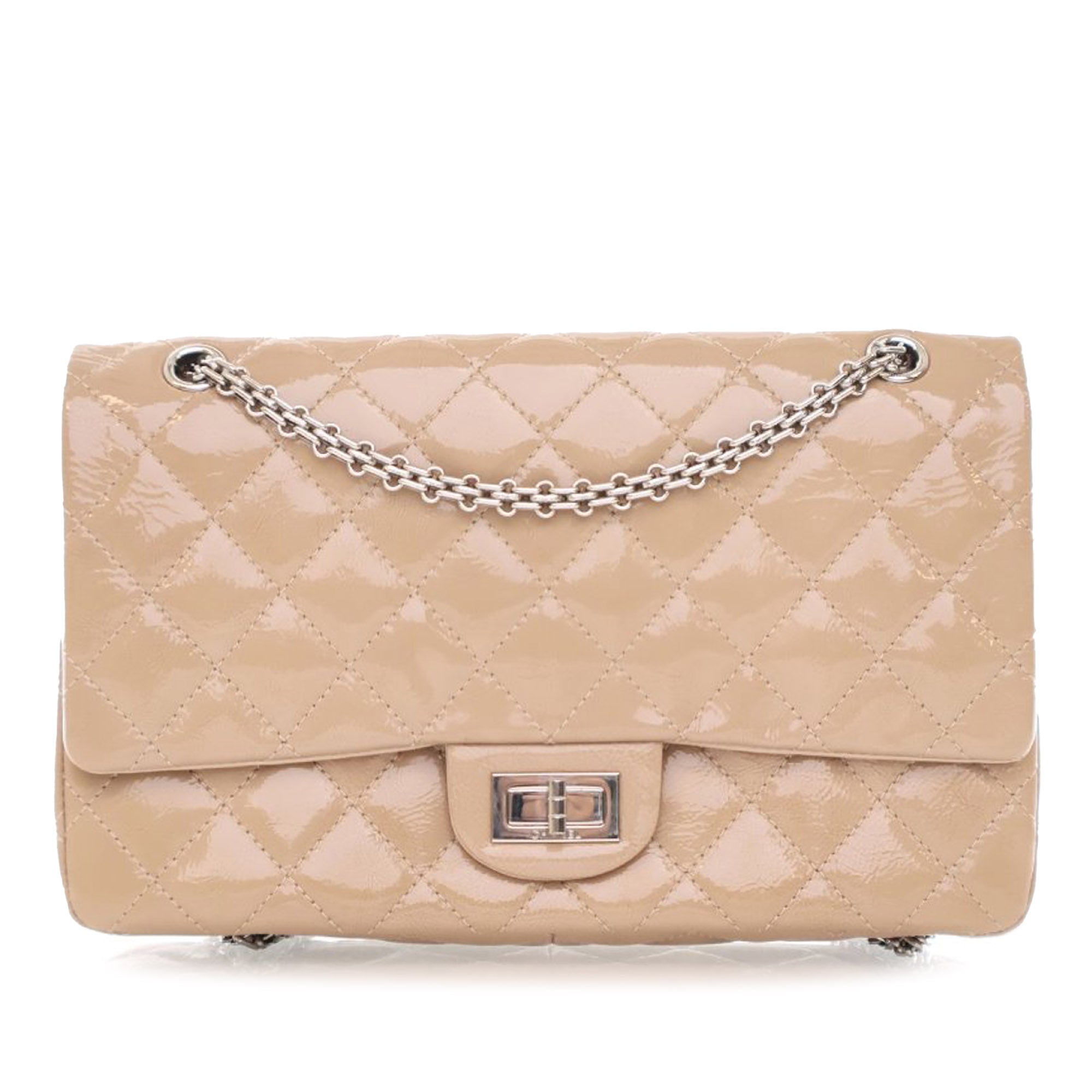 Chanel Reissue 2.55 Quilted Patent Double Flap 227 - image 1