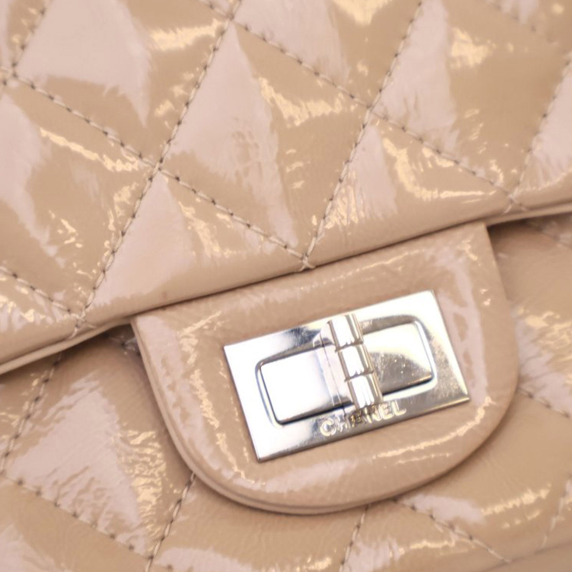 Chanel Reissue 2.55 Quilted Patent Double Flap 227 - image 5