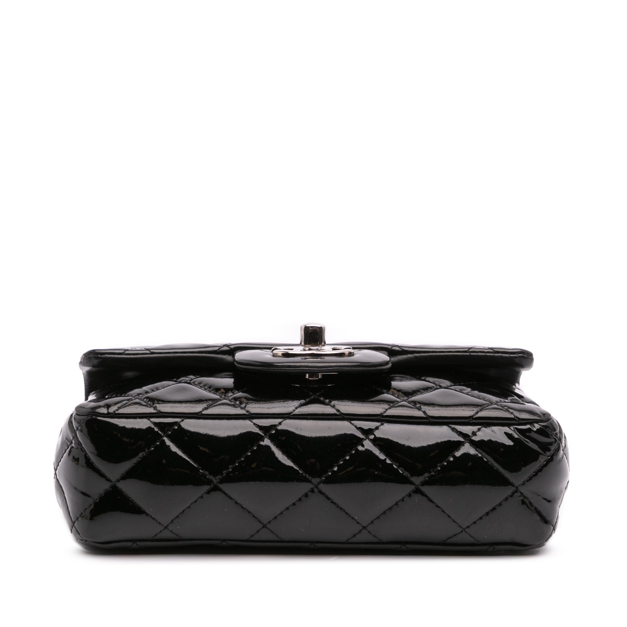 Chanel Extra Mini Rectangular Classic Patent Single Flap - image 3