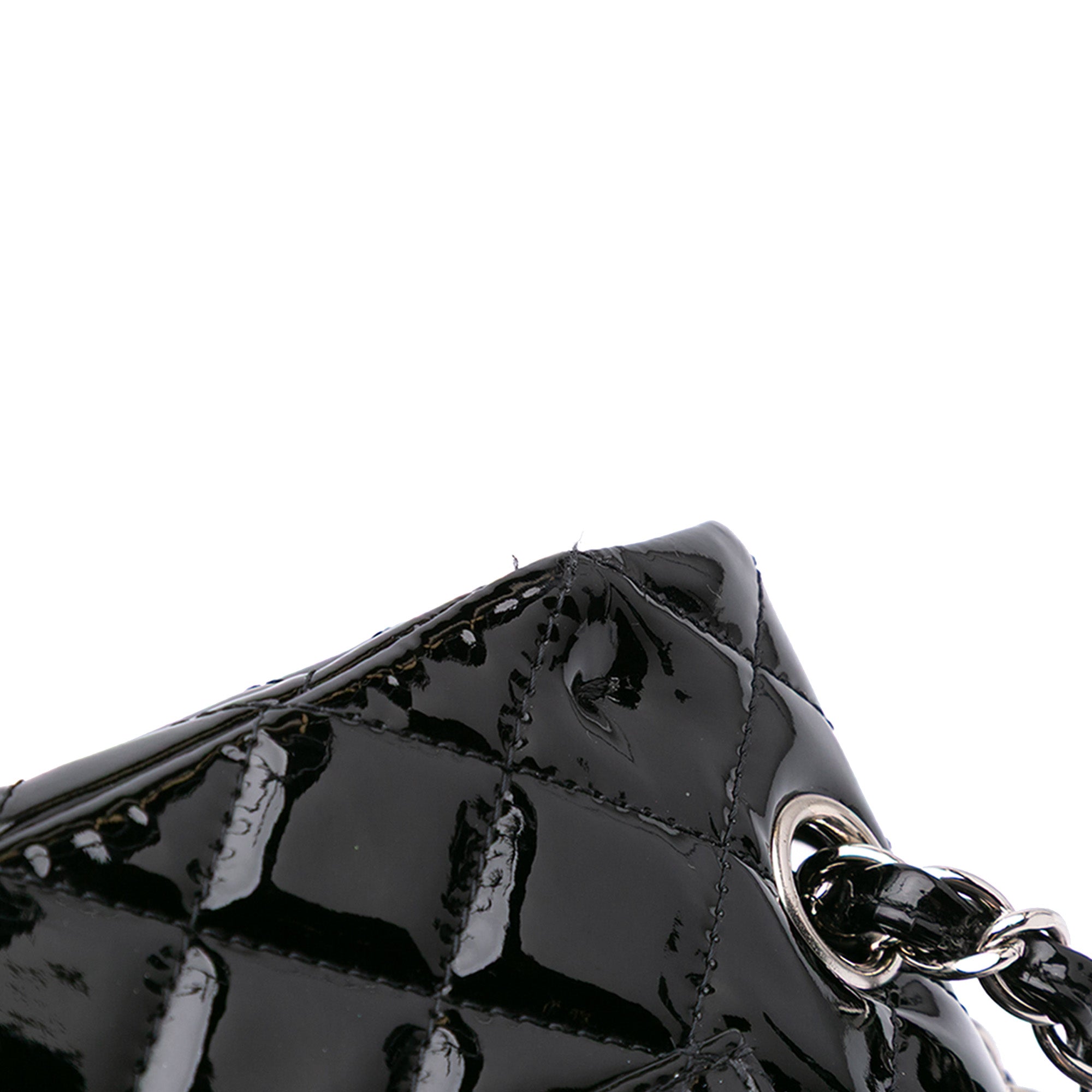 Chanel Medium Classic Patent Double Flap - image 9