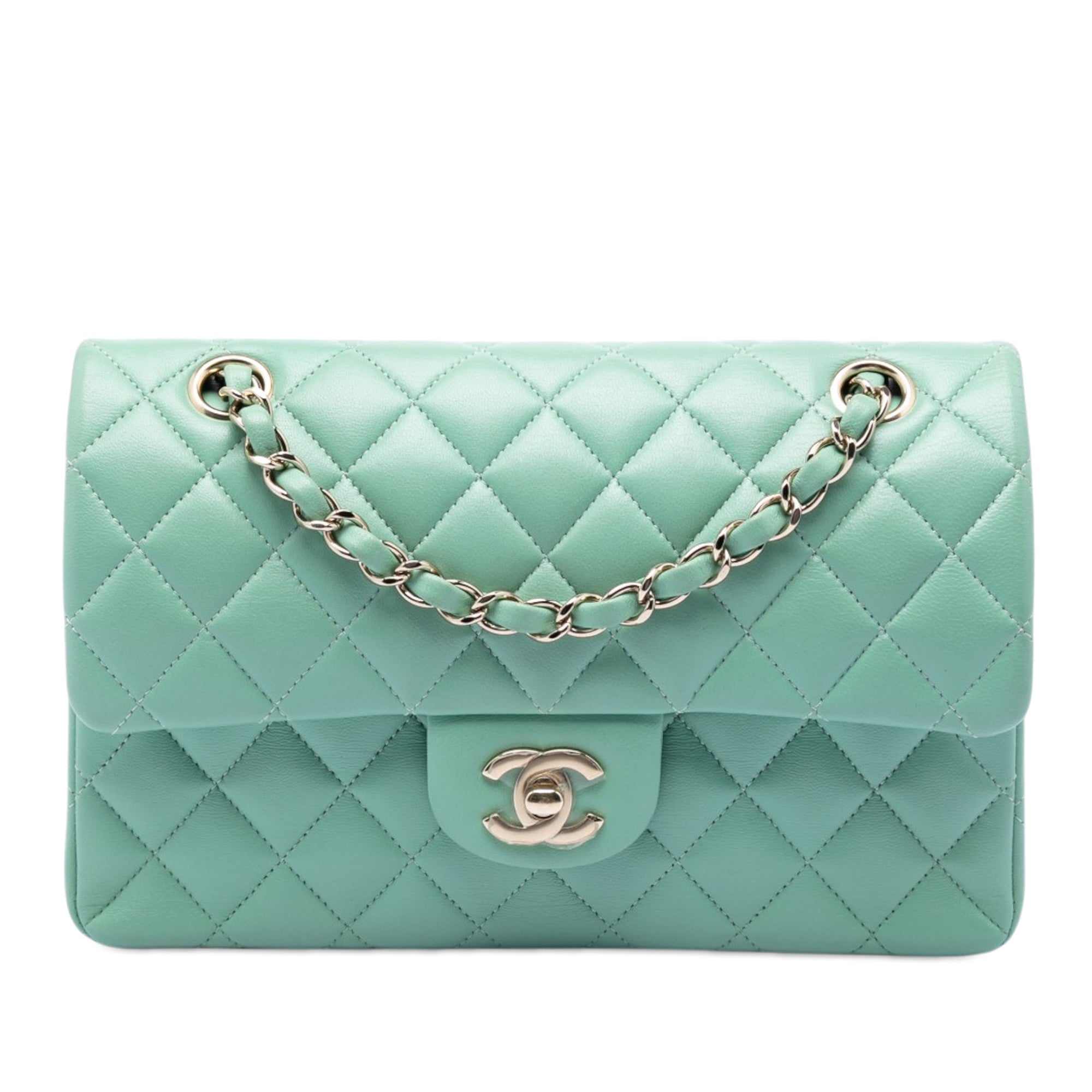 Chanel Small Classic Lambskin Double Flap - image 1