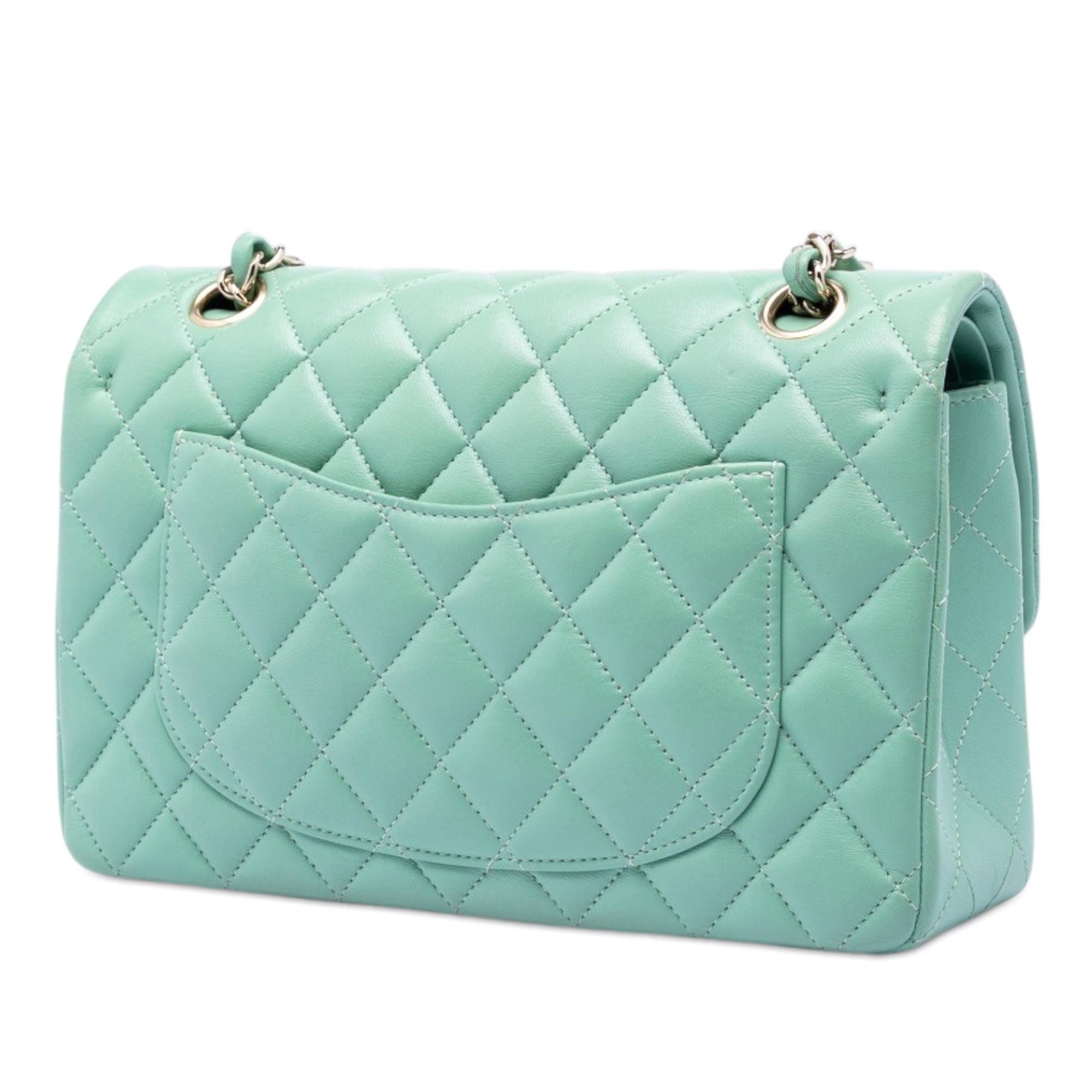 Chanel Small Classic Lambskin Double Flap - image 2