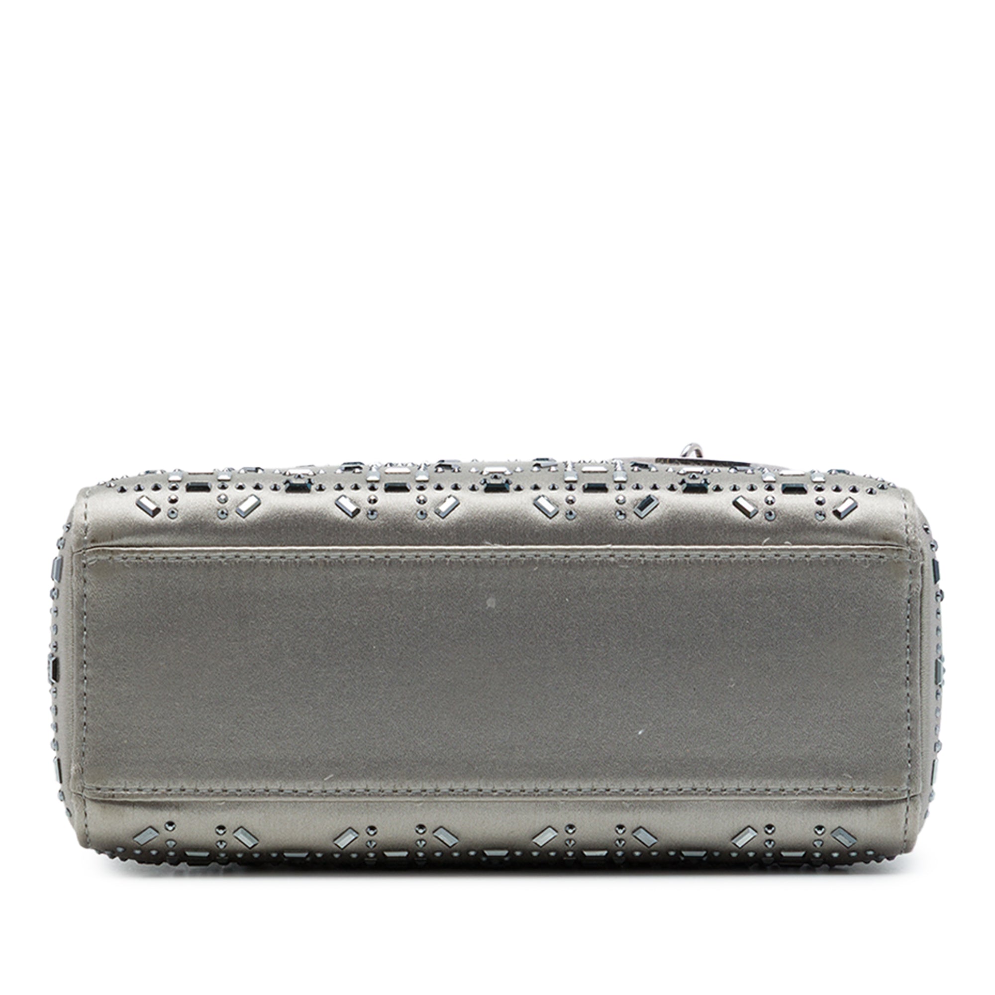 Dior Mini Satin Cannage Crystal Embellished Lady Dior - image 3