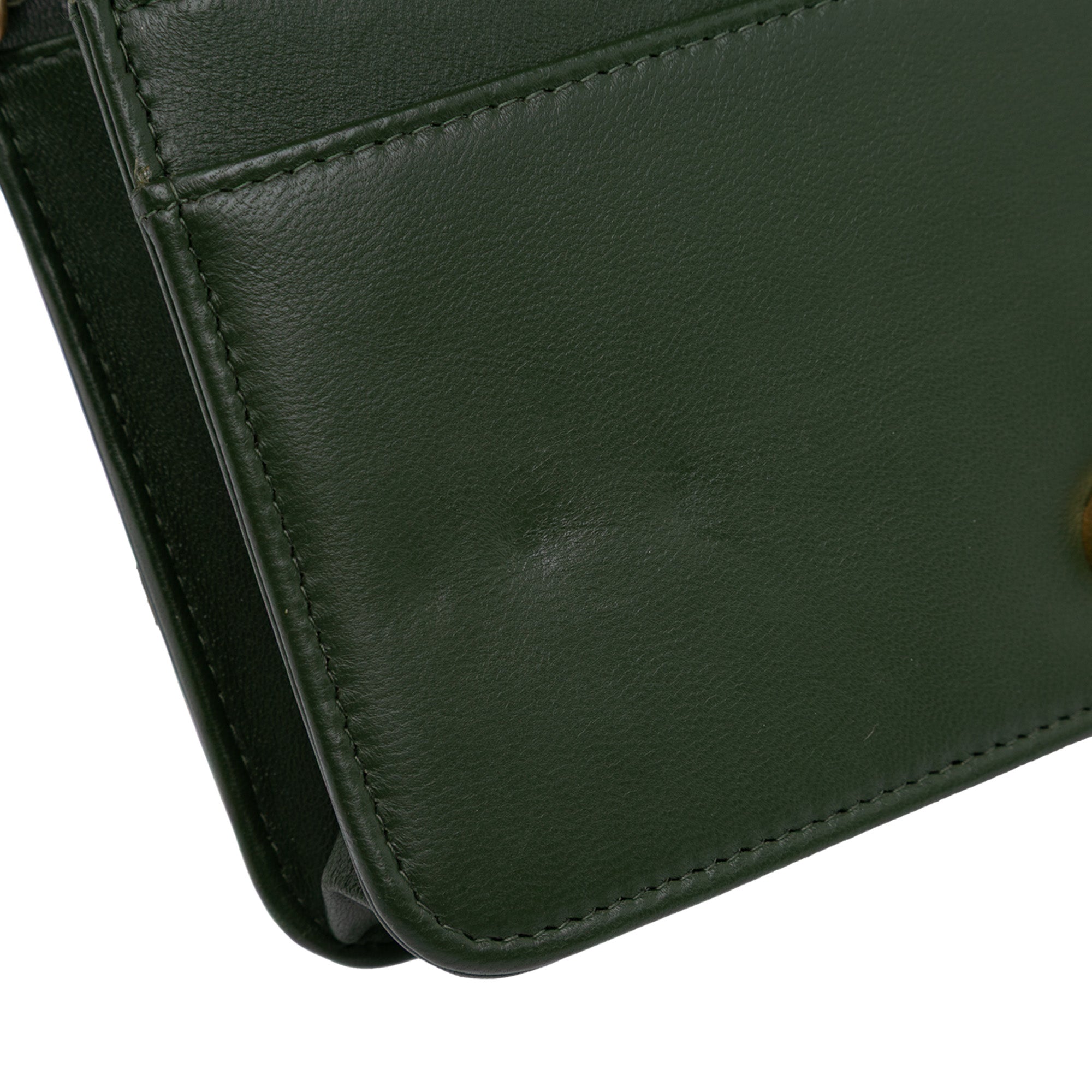 Chanel Chevron Crumpled Calfskin Boy Wallet On Chain - image 10