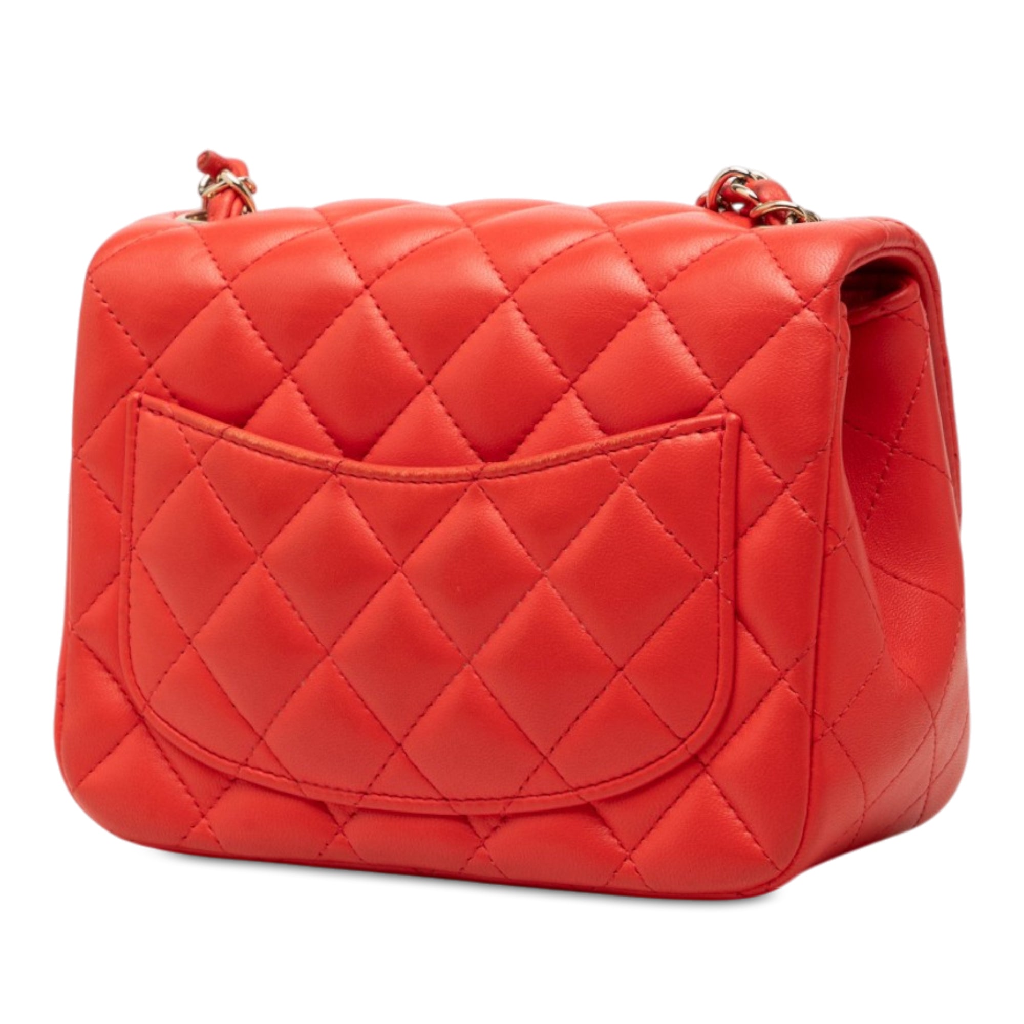 Chanel Mini Square Classic Lambskin Single Flap - image 2