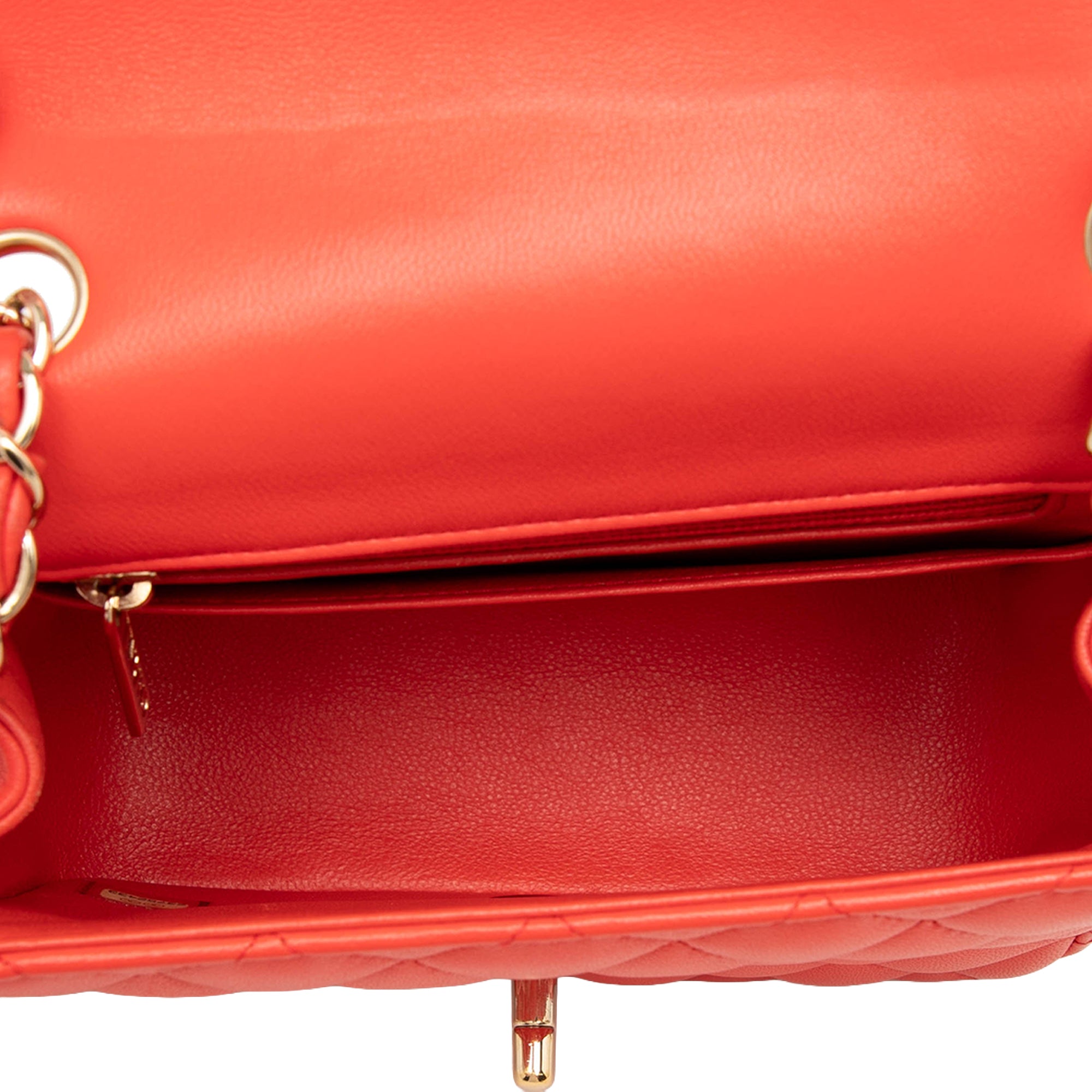 Chanel Mini Square Classic Lambskin Single Flap - image 4