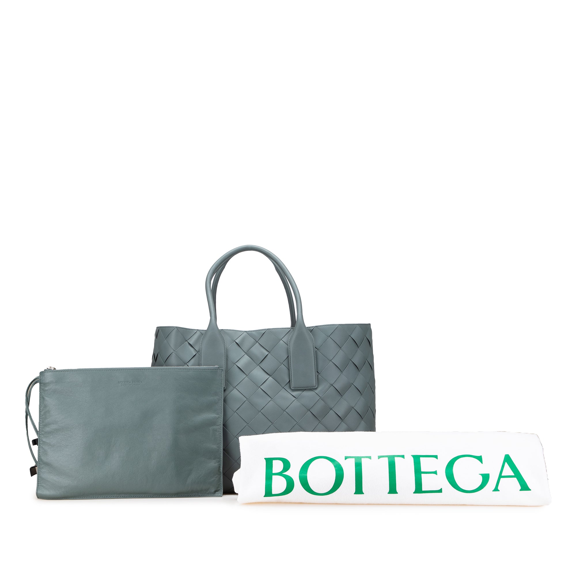 Bottega Veneta Lambskin Maxi Intrecciato Tote - image 11