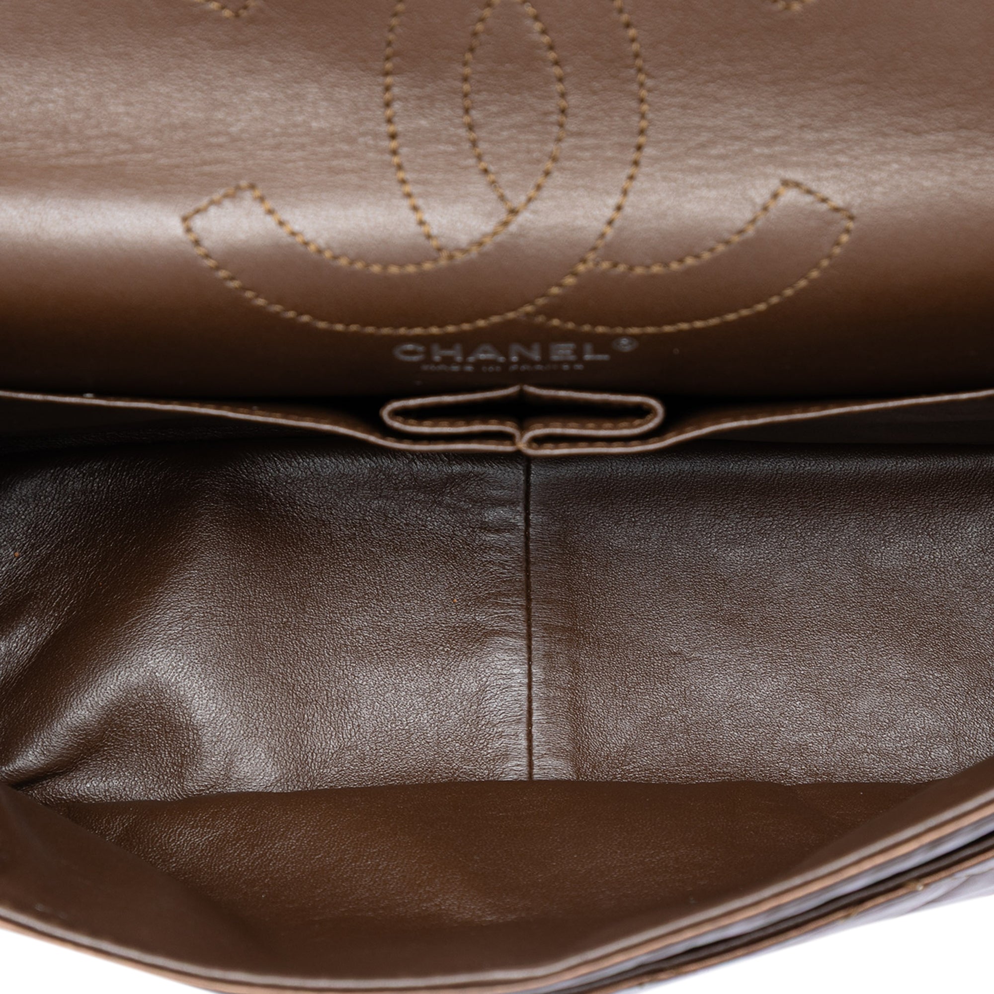 Chanel Quilted Metallic Aged Calfskin Reissue 2.55 Double Flap 226 - image 4