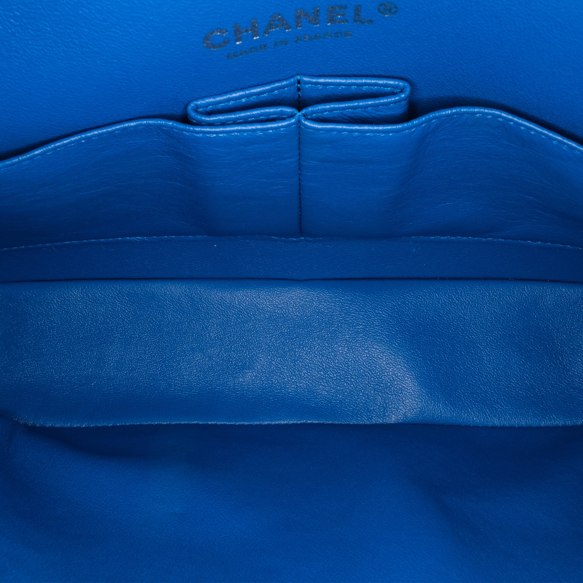 Chanel Medium Classic Chevron Caviar Double Flap - image 4