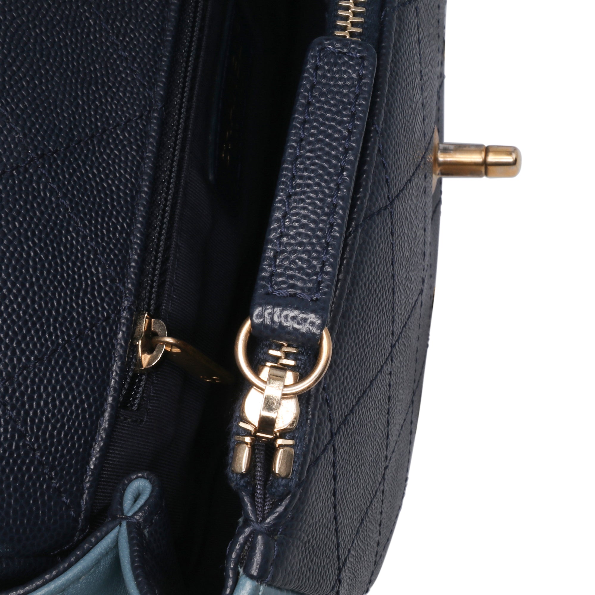 Chanel Lambskin and Caviar Lovely Chains Flap - image 6