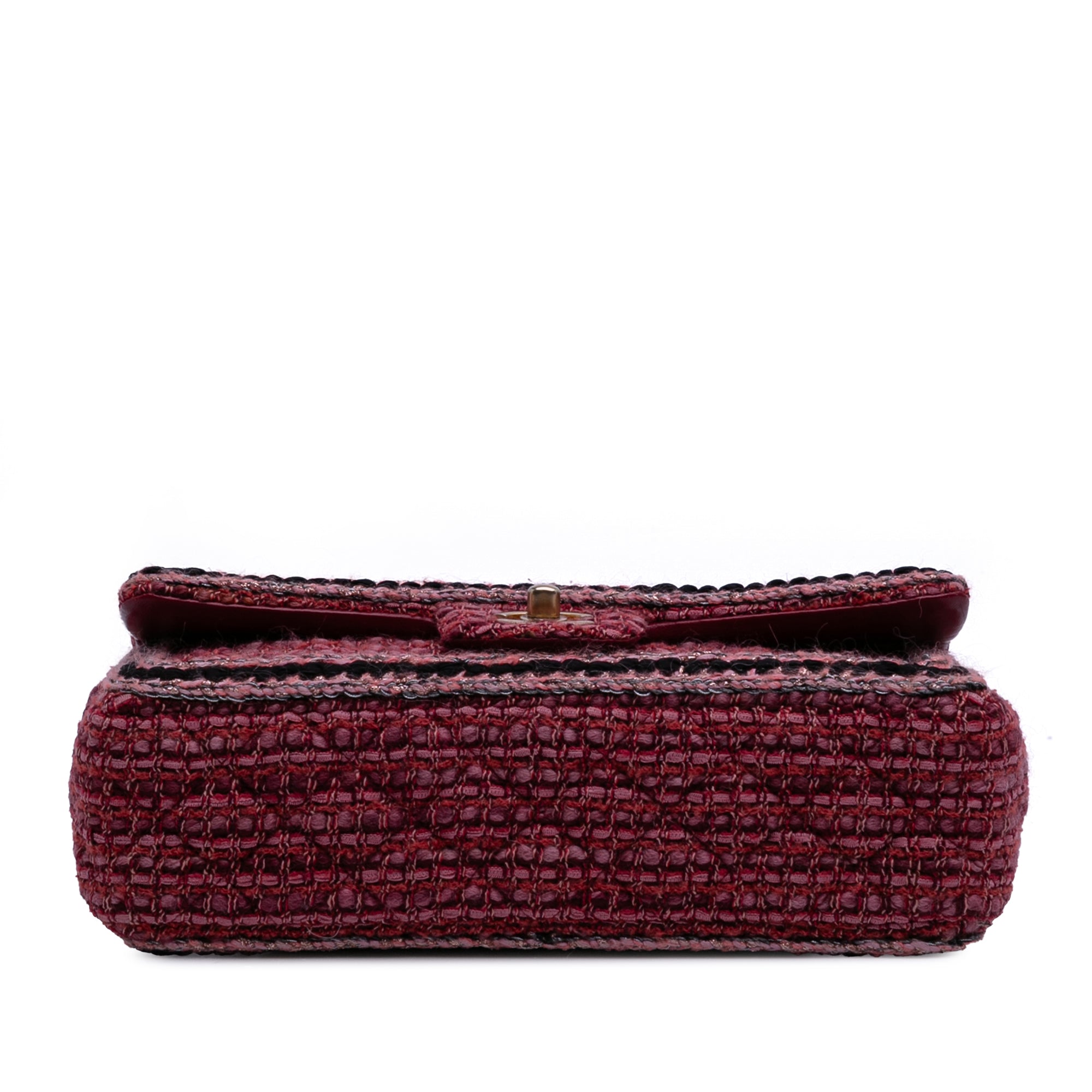 Chanel Medium Classic Tweed Braided Double Flap - image 3