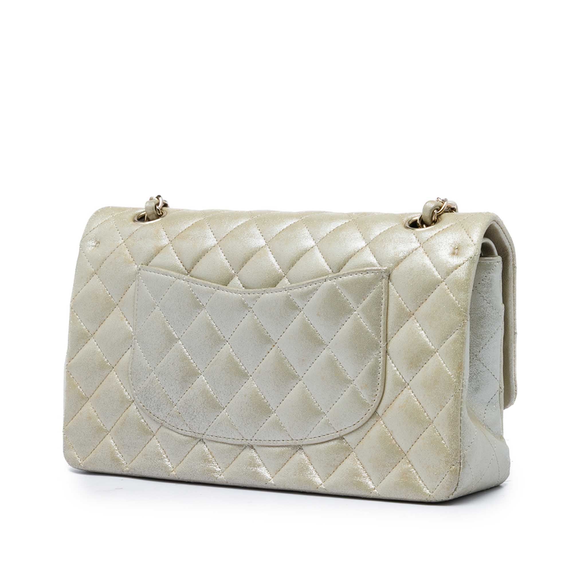 Chanel Medium Classic Iridescent Lambskin Double Flap - image 2