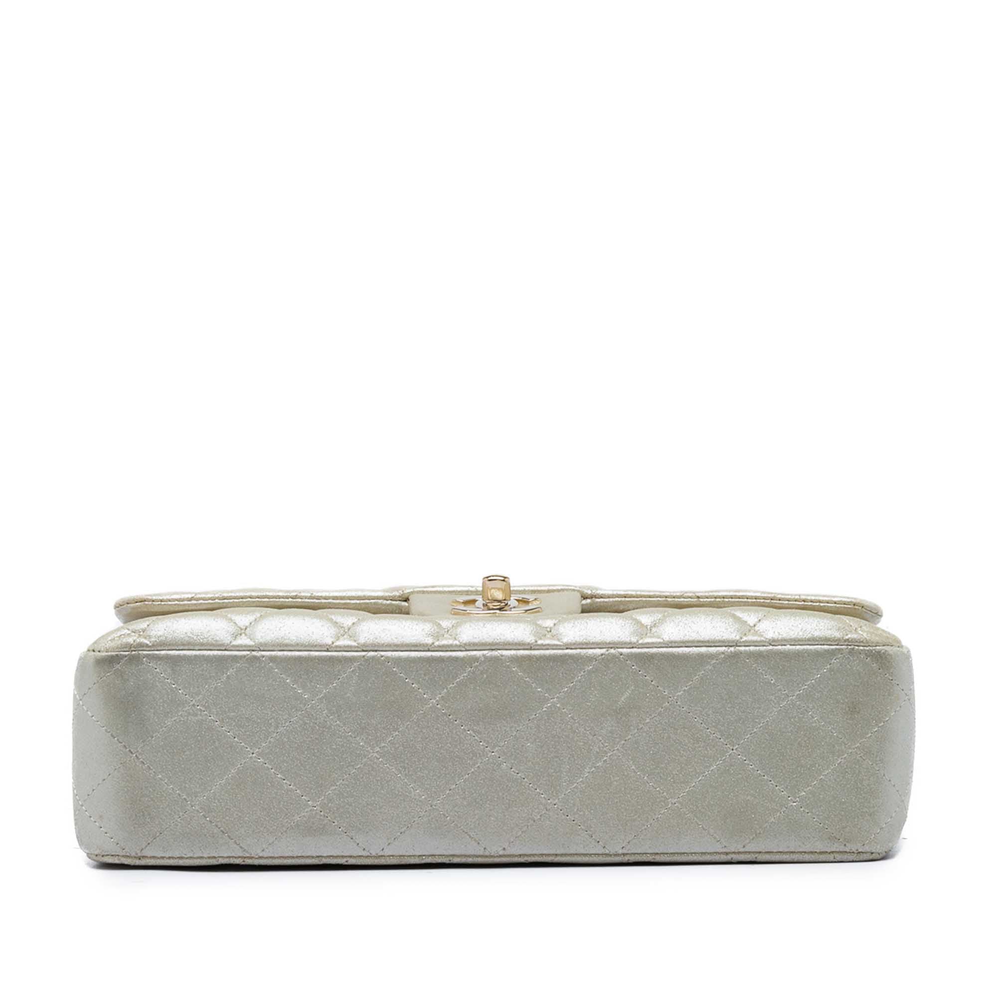 Chanel Medium Classic Iridescent Lambskin Double Flap - image 3