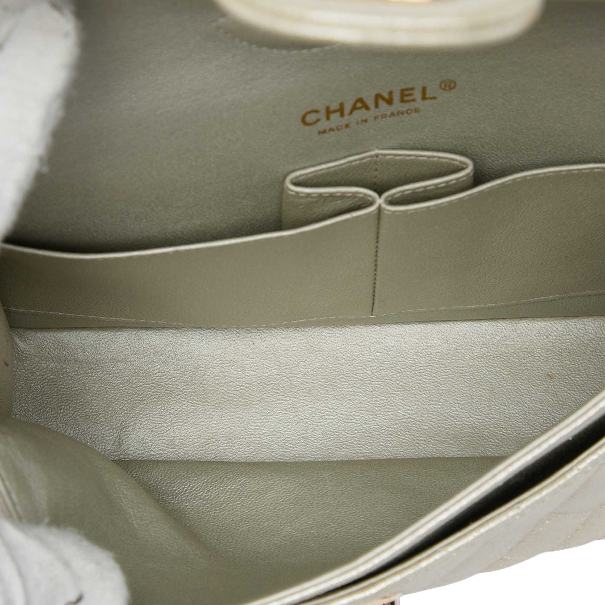 Chanel Medium Classic Iridescent Lambskin Double Flap - image 4