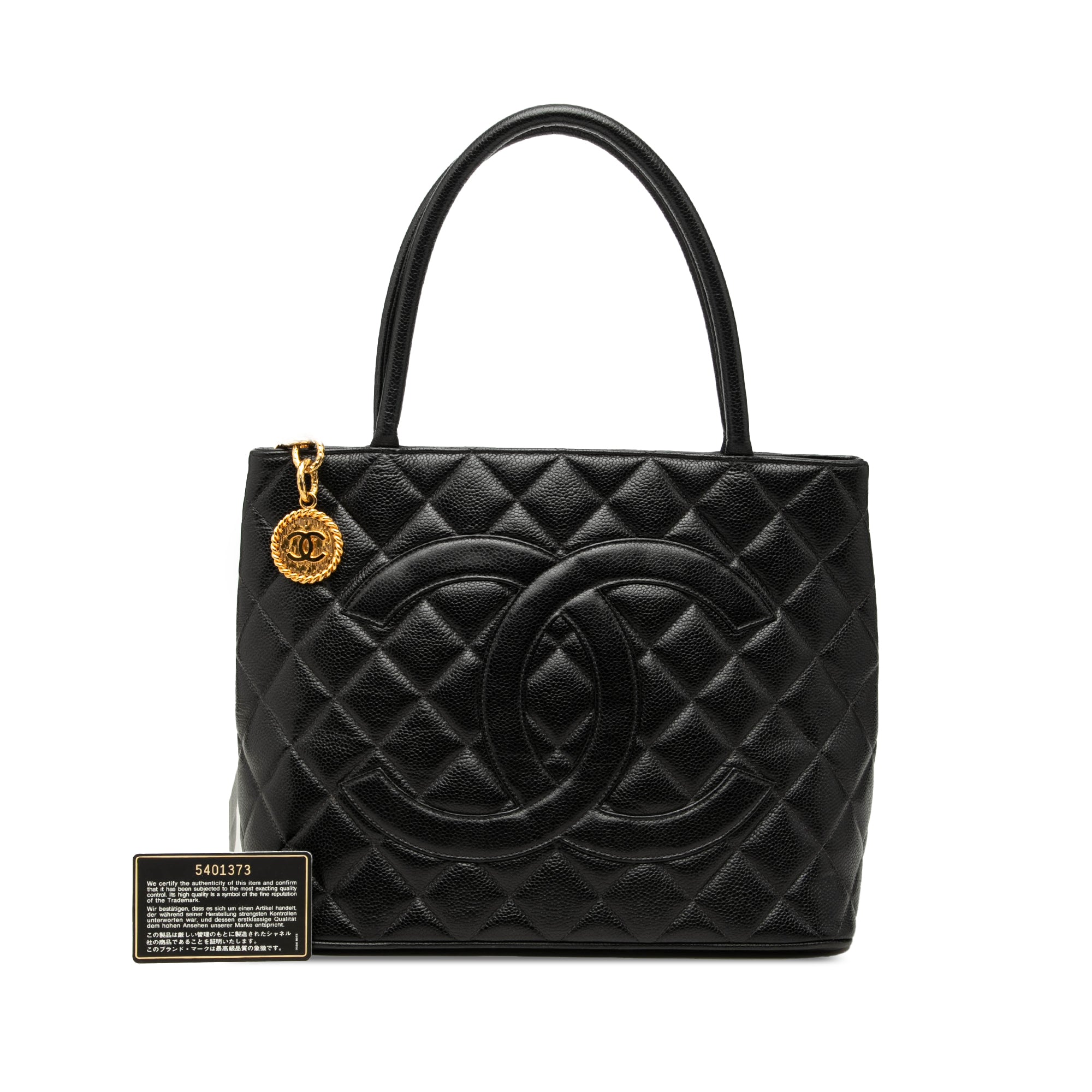 Chanel Caviar Medallion Tote - image 8