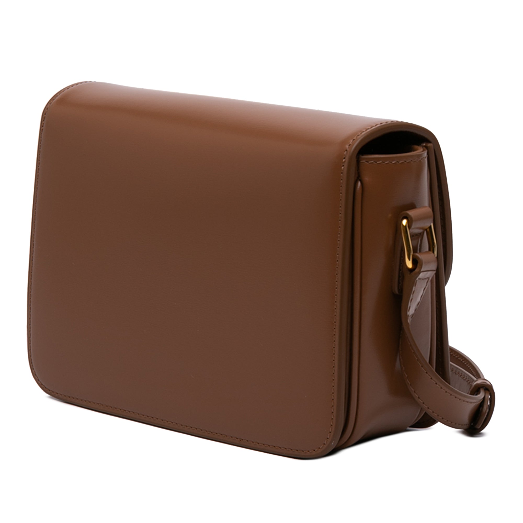 Celine Teen Shiny Calfskin Triomphe Crossbody - image 2