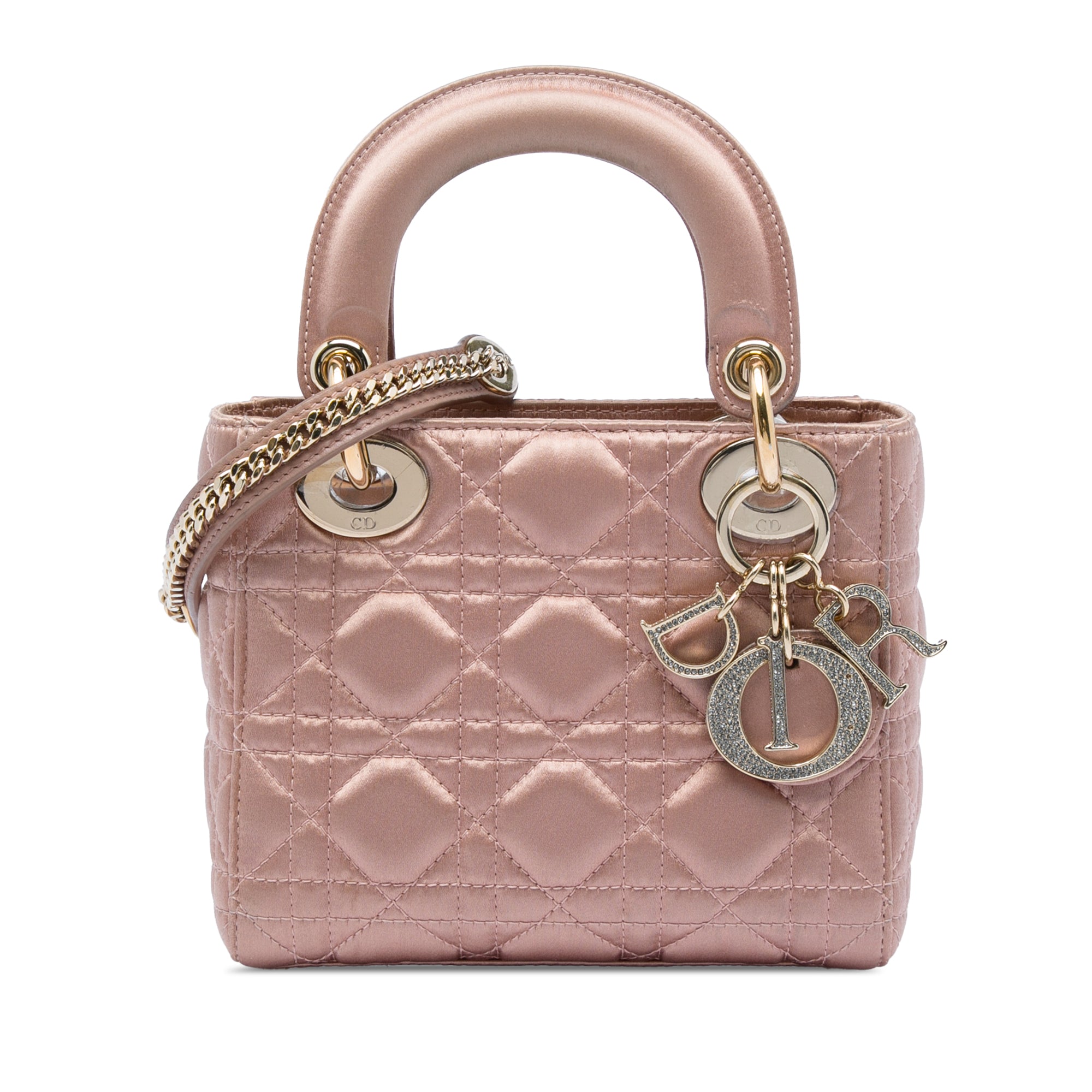 Dior Mini Satin Cannage Swarovski Crystal Lady Dior - image 1