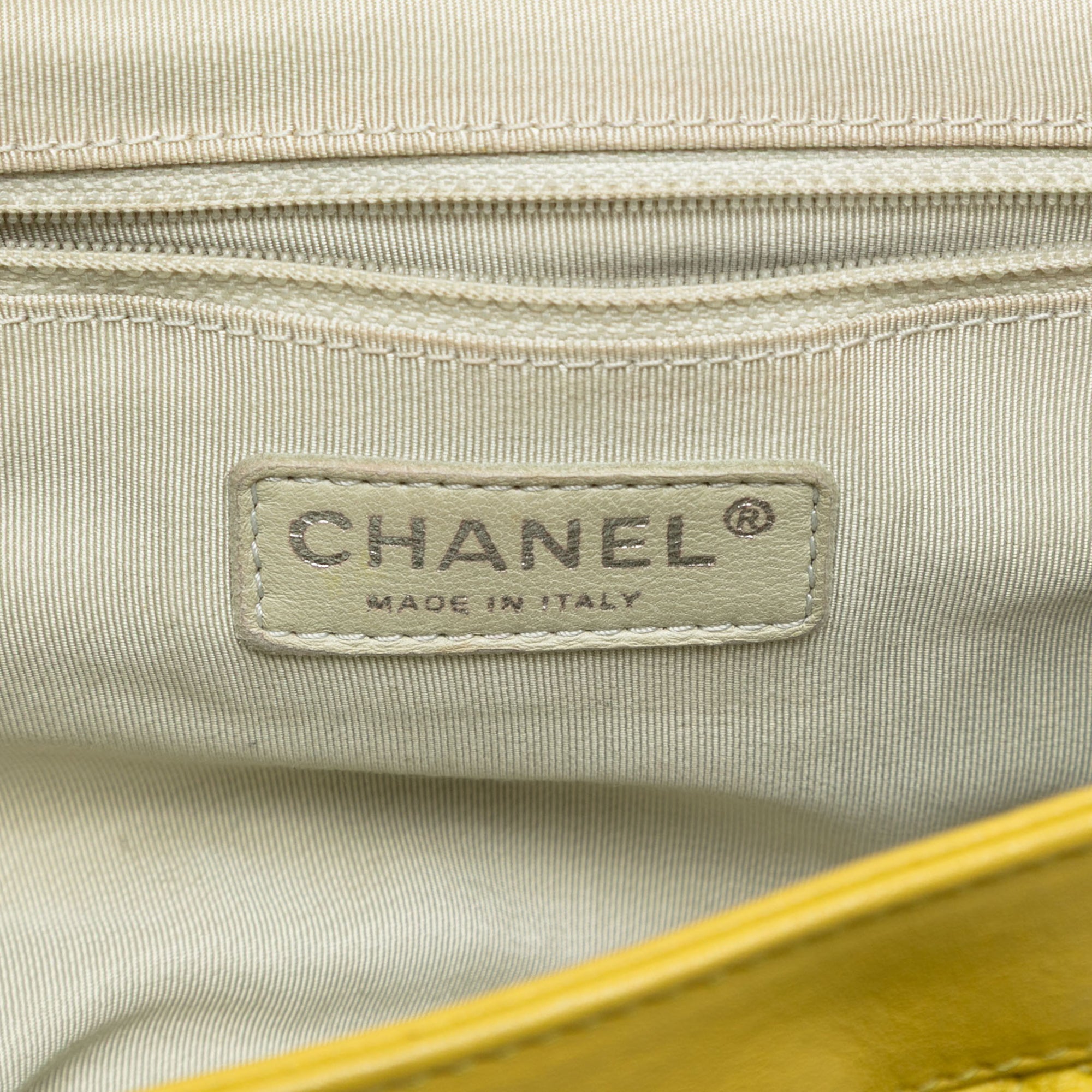 Chanel CC Quilted Lambskin Chain Around Flap - image 5