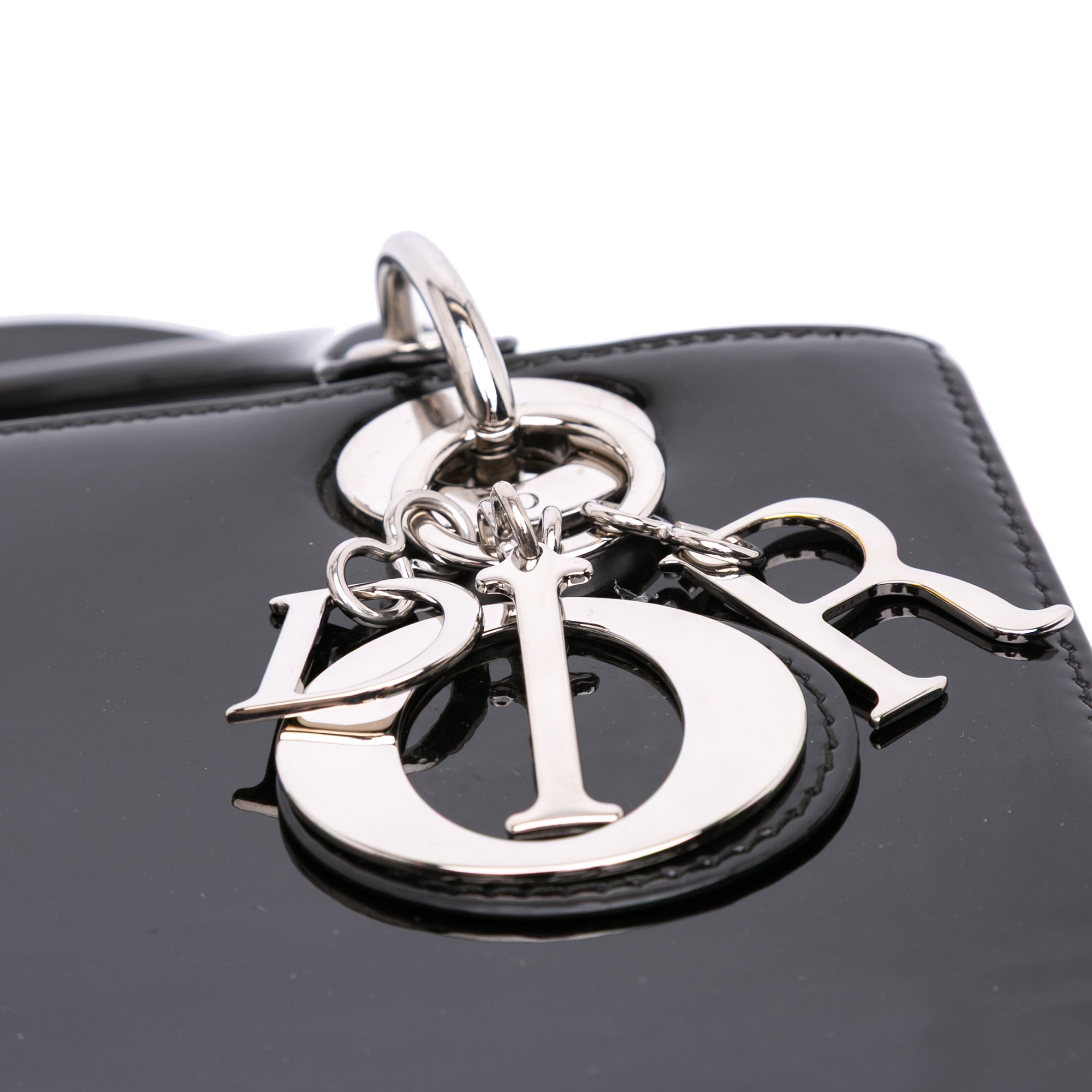 Dior Medium Patent Lady Dior - image 7