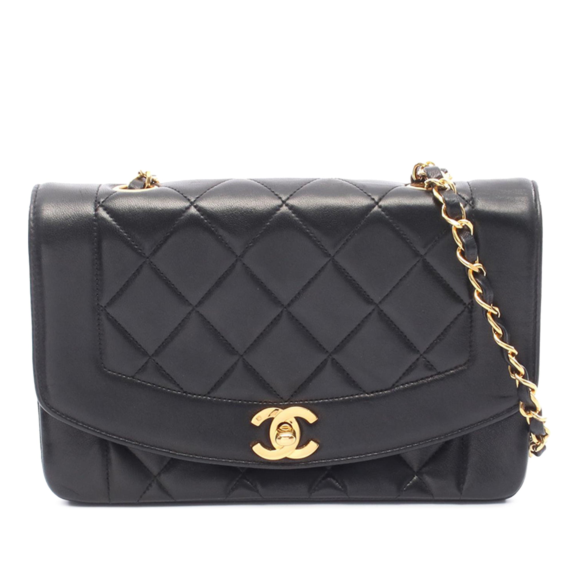 Chanel Small Lambskin Diana Flap - image 1