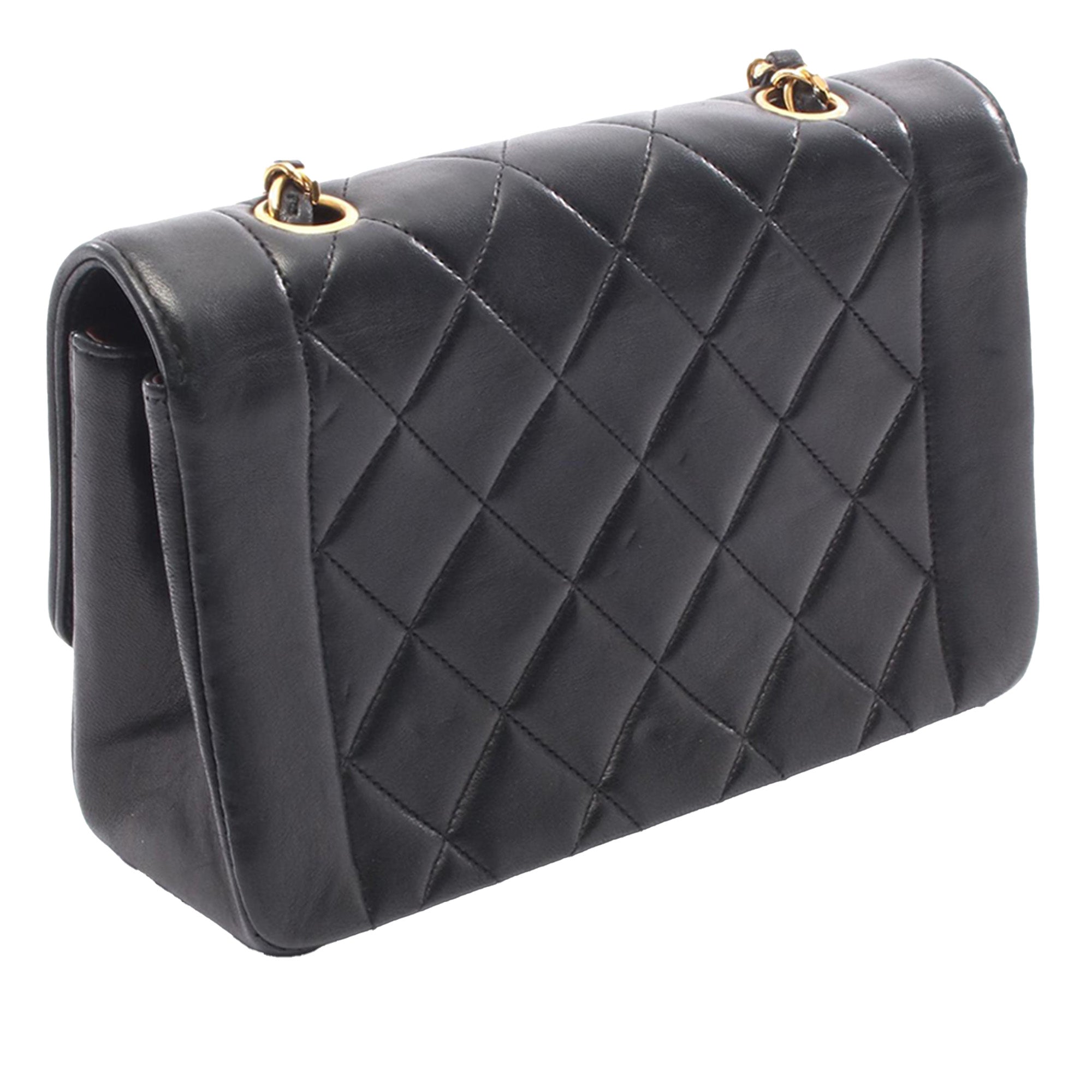 Chanel Small Lambskin Diana Flap - image 2