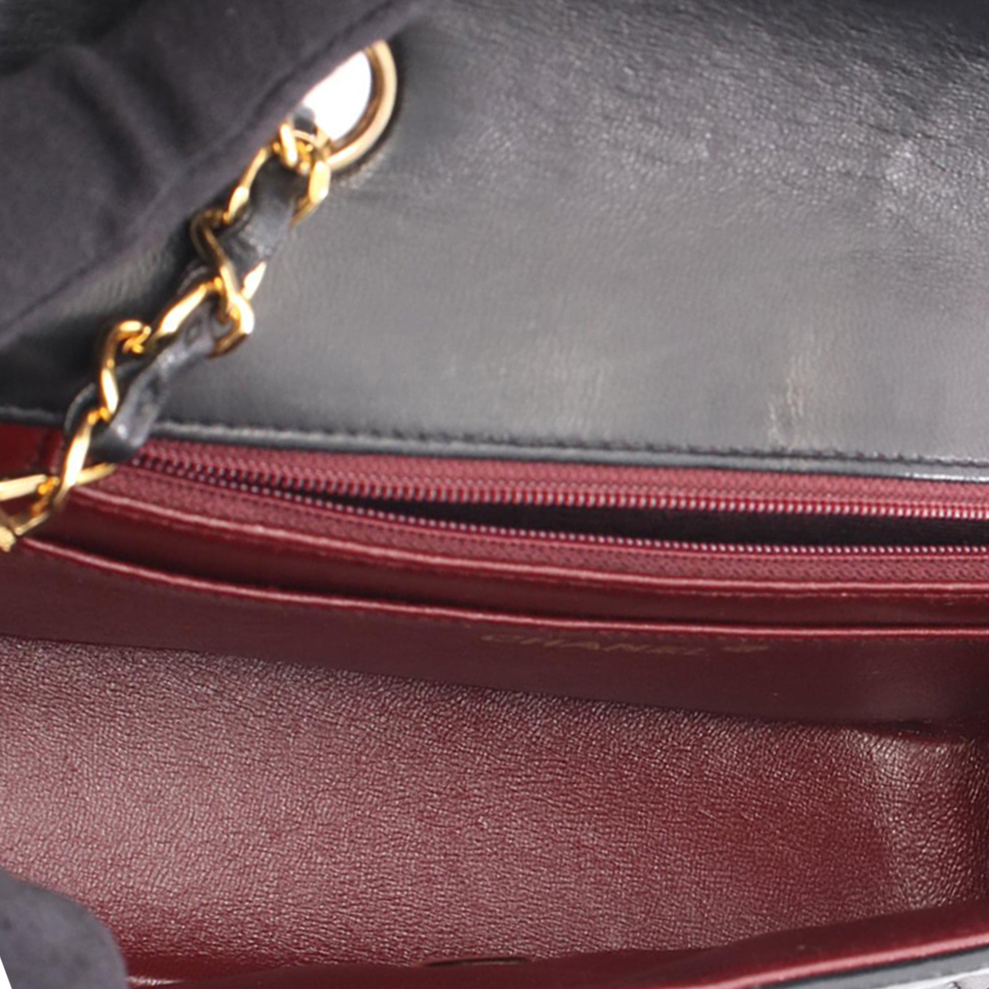 Chanel Small Lambskin Diana Flap - image 3