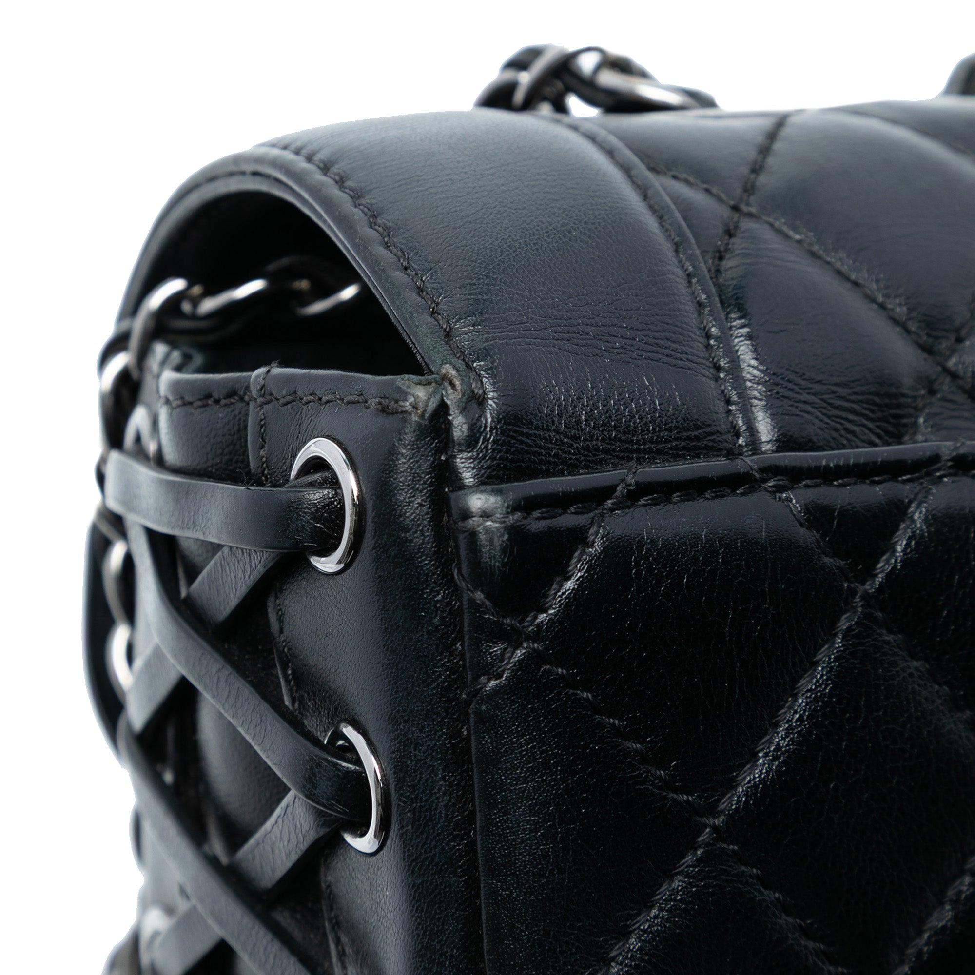 Chanel Small Quilted Lambskin Mademoiselle Chic Flap - image 7