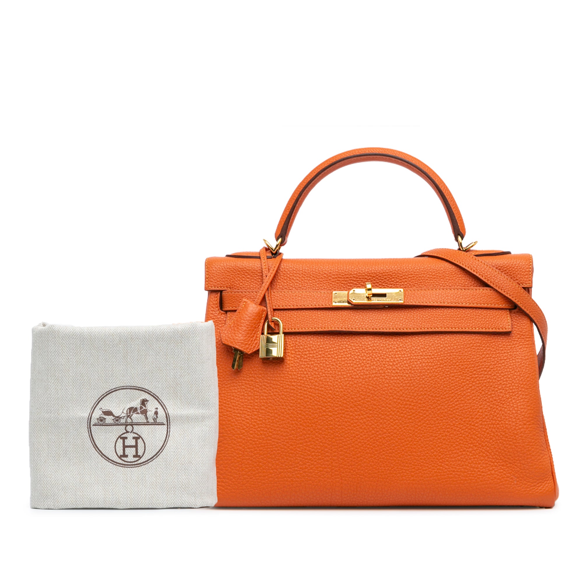 Hermès Togo Kelly II Retourne 32 - image 11