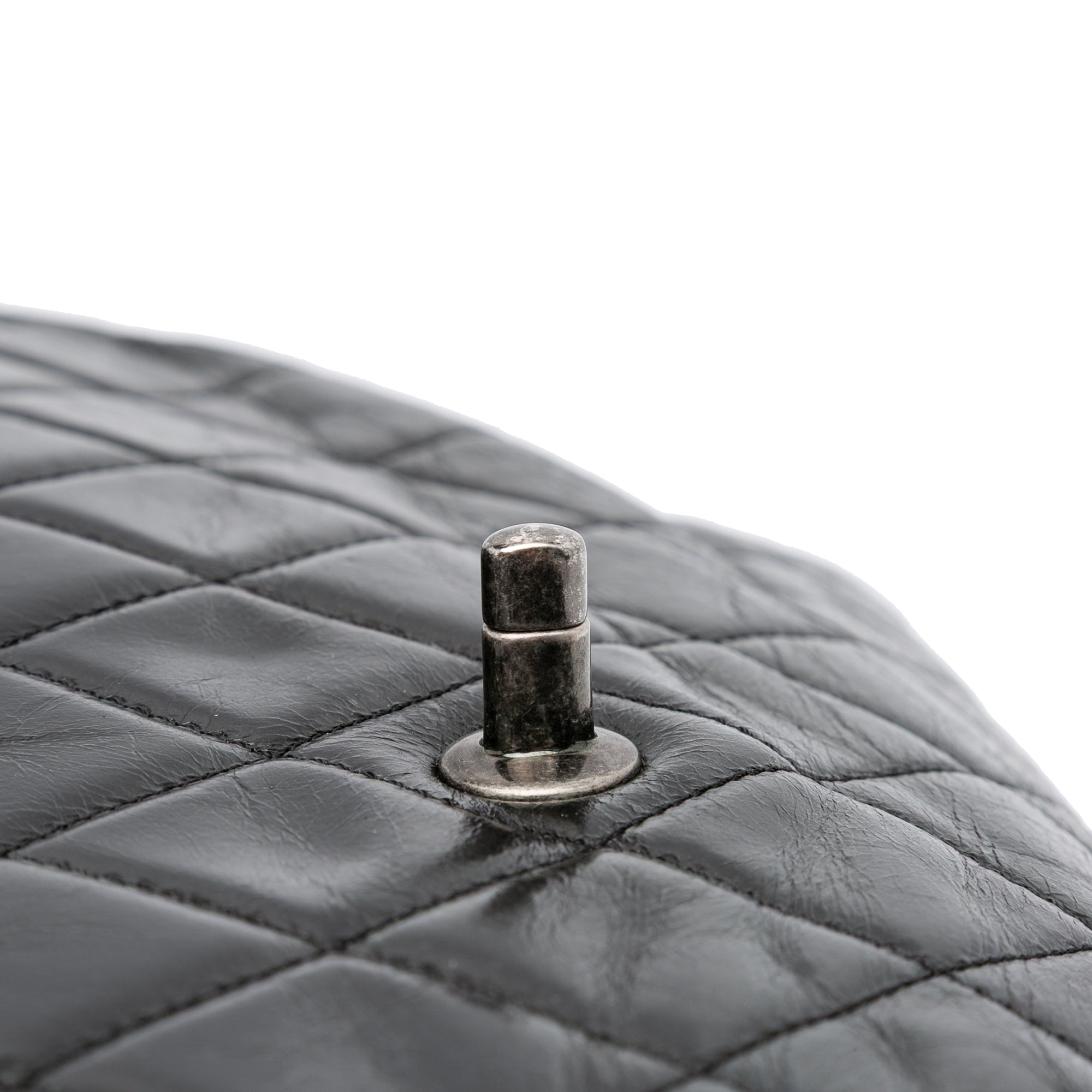 Chanel Large Quilted Glazed Calfskin Duo Color Tote - image 11