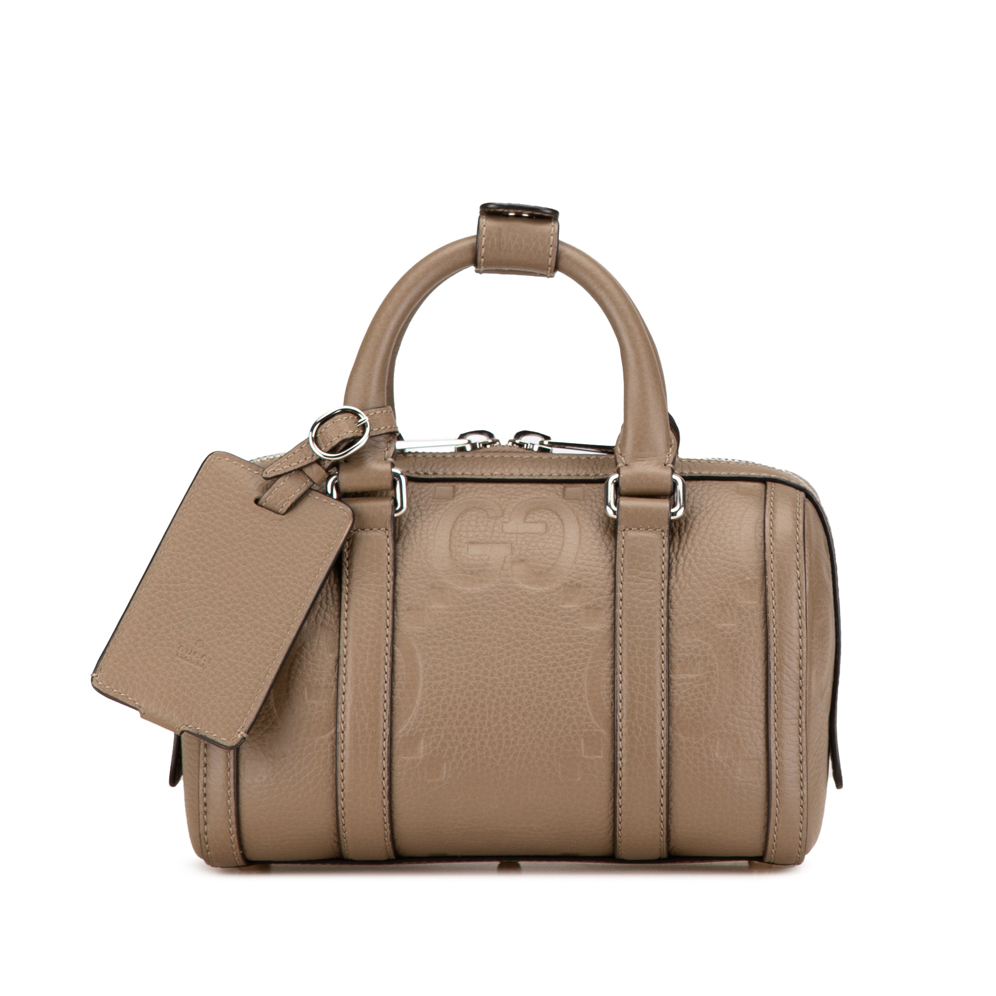 Gucci Mini Jumbo GG Embossed Calfskin Duffle Bag - image 1