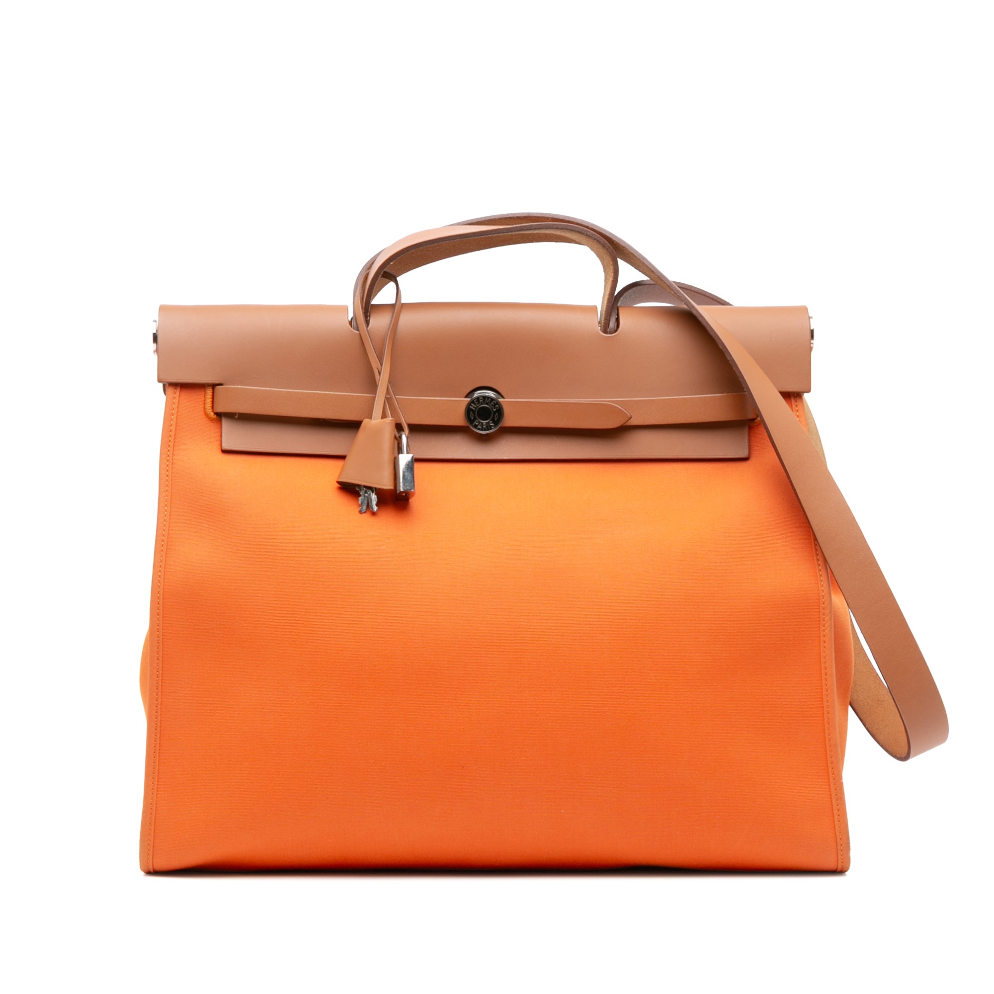 Hermès Toile Herbag Zip 39 - image 1