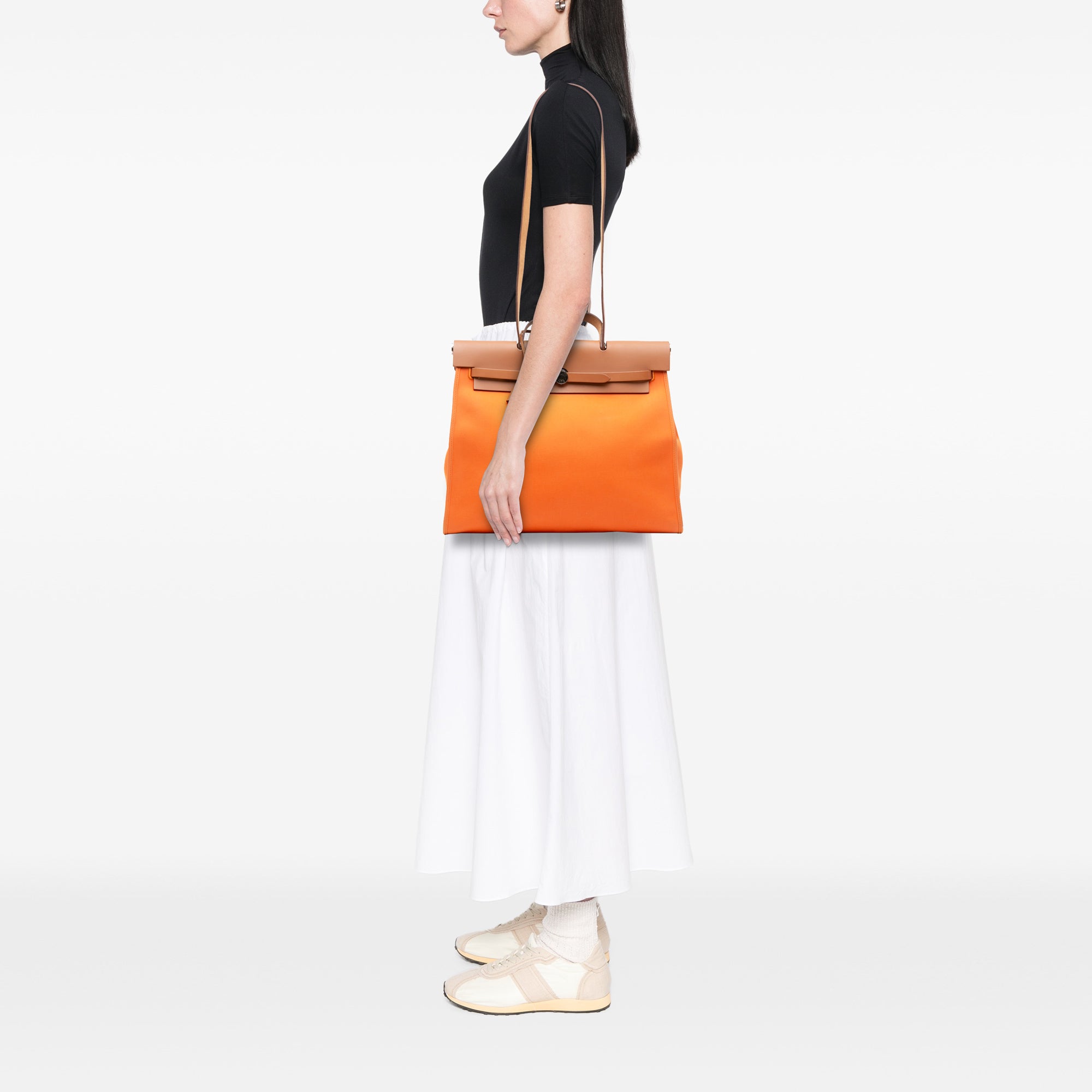 Hermès Toile Herbag Zip 39 - image 8