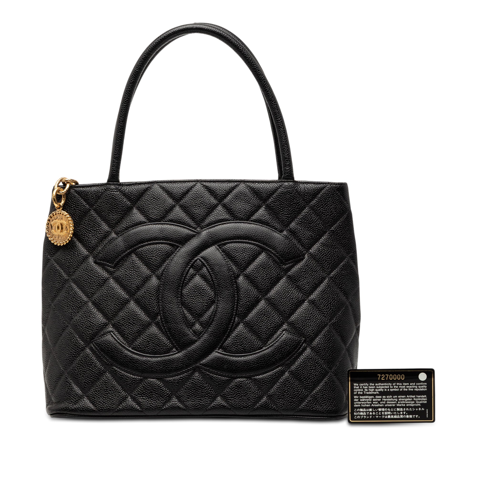 Chanel Caviar Medallion Tote - image 8