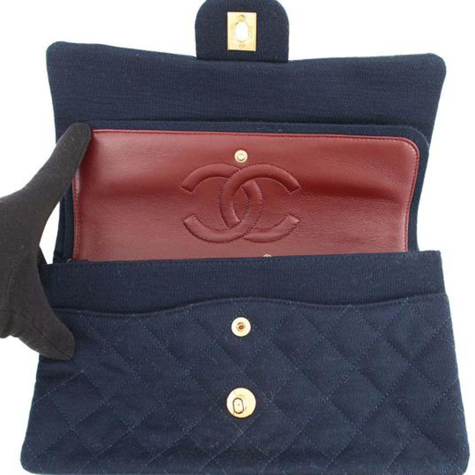 Chanel Medium Classic Jersey Double Flap - image 12